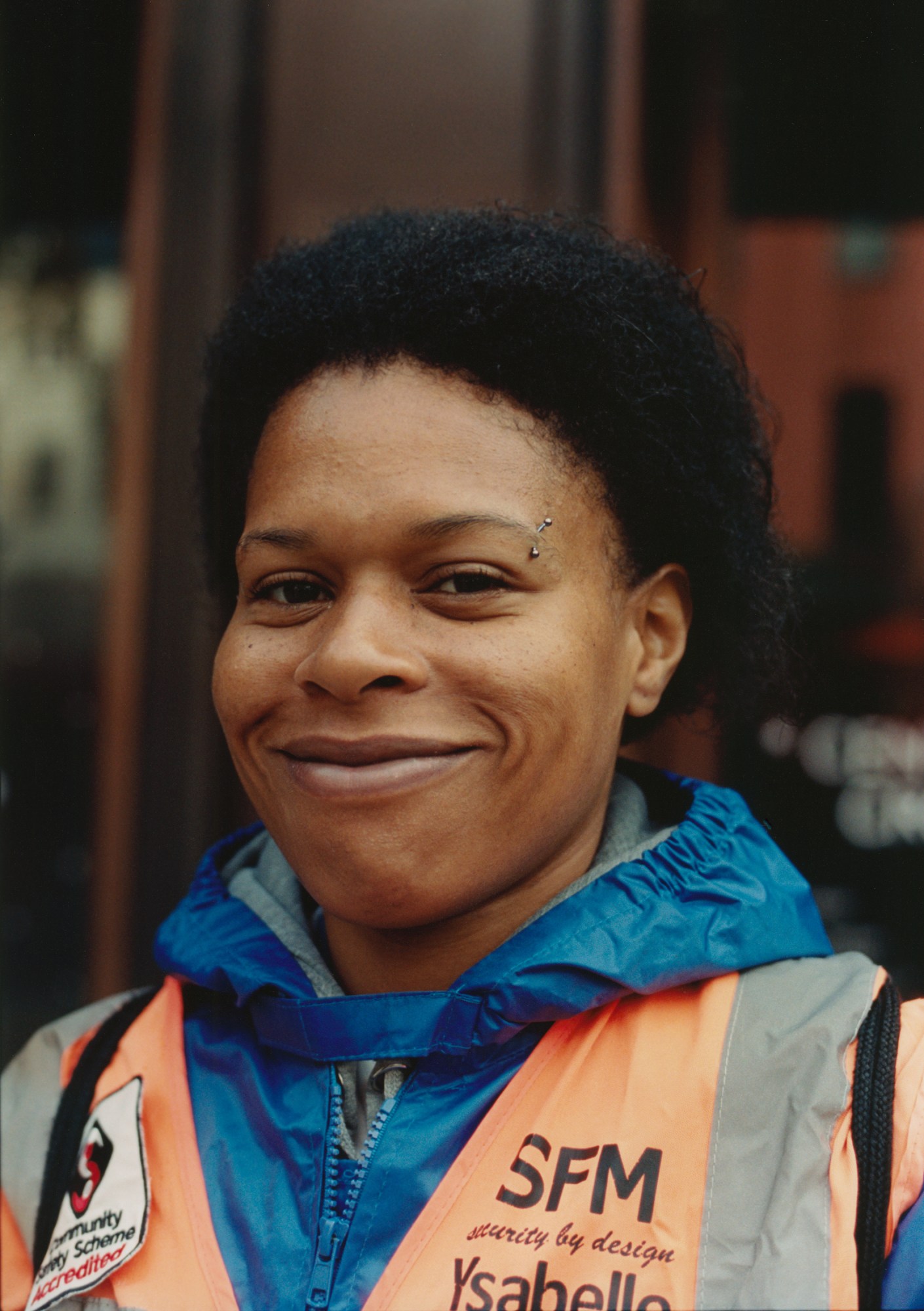 Ysabelle Edwards, 28, Event steward and traffic at London Fashion Week