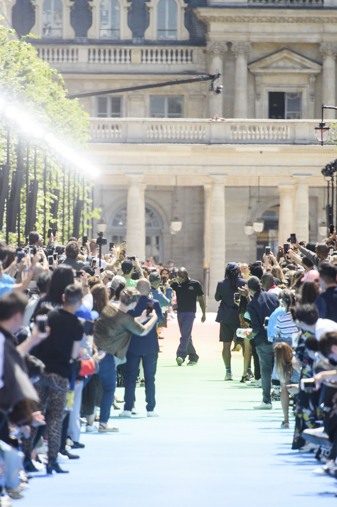 Virgil Abloh's Louis Vuitton show at Palais Royal