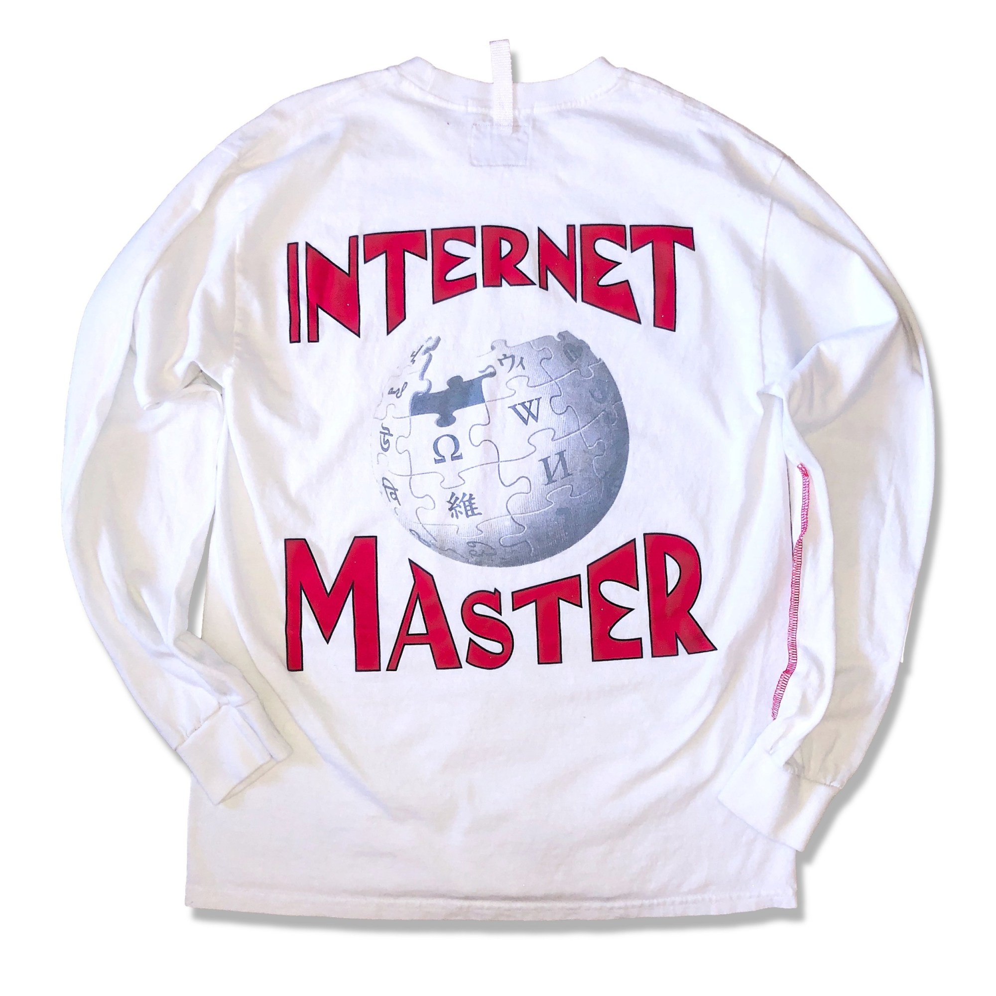 Wikipedia and Advisory Board Crystals streetwear white long sleeve internet master