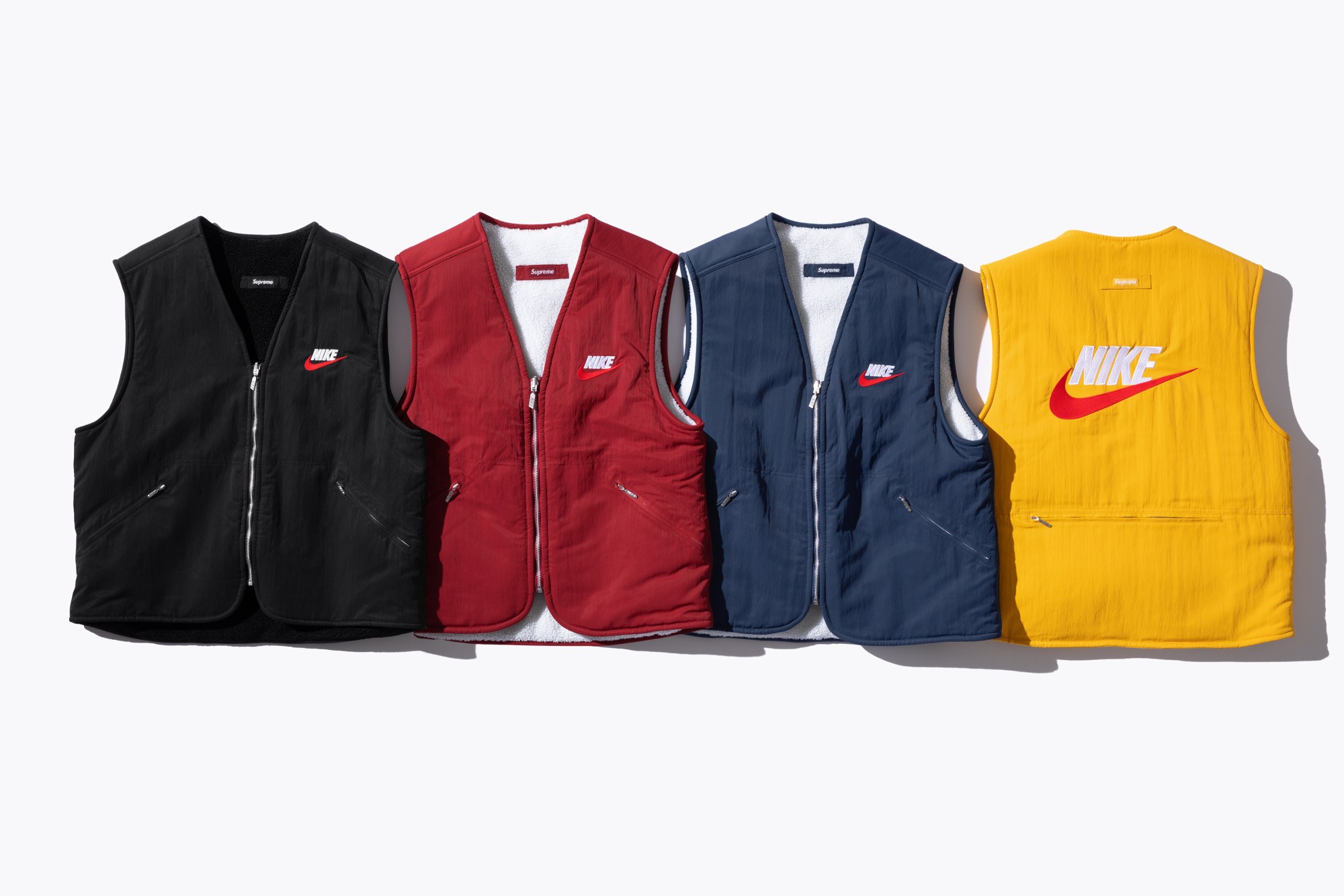 Supreme x Nike collaboration preview pictures - gilets