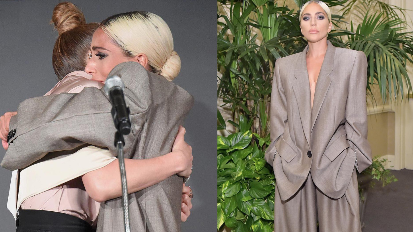 lady gaga explains the meaning behind that oversized marc jacobs suit