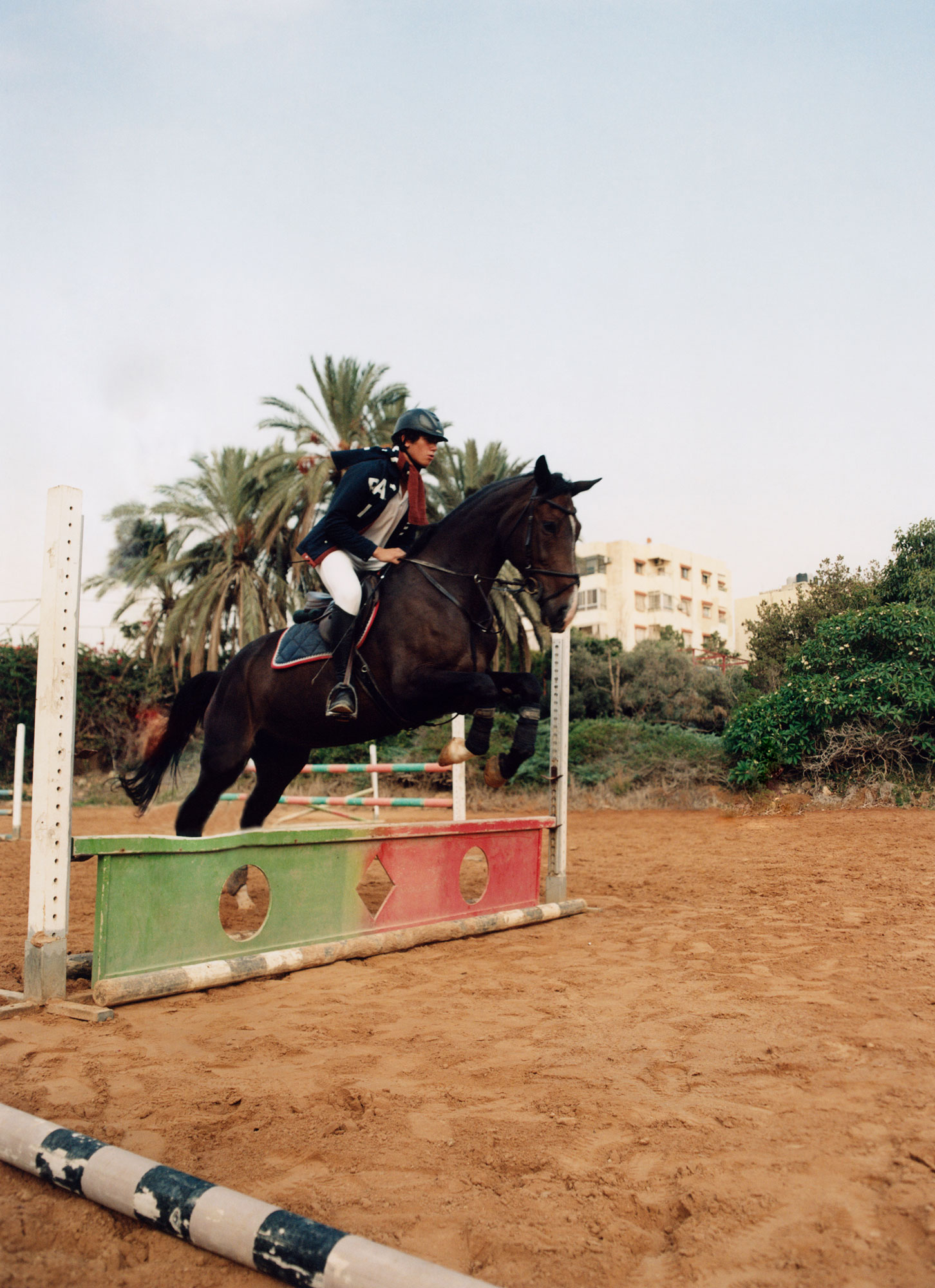 Model op paard