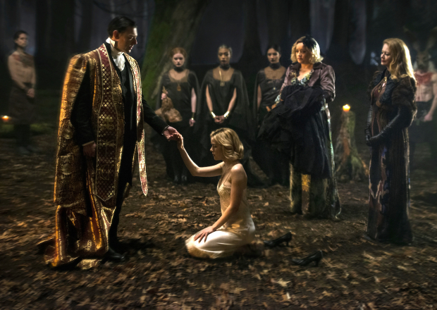 The dark baptism from The Chilling Adventures of Sabrina