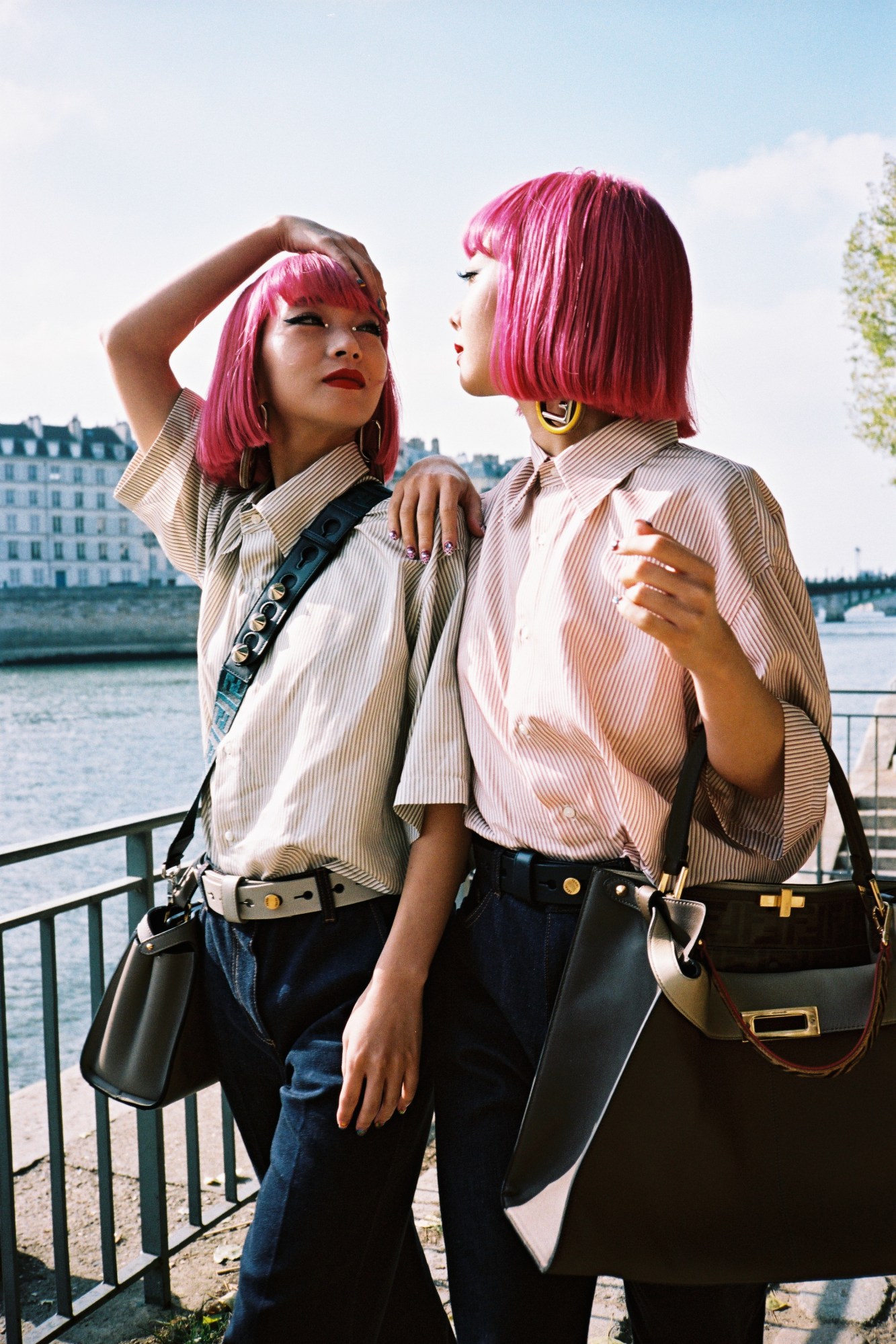 Ami and Aya for Fendi