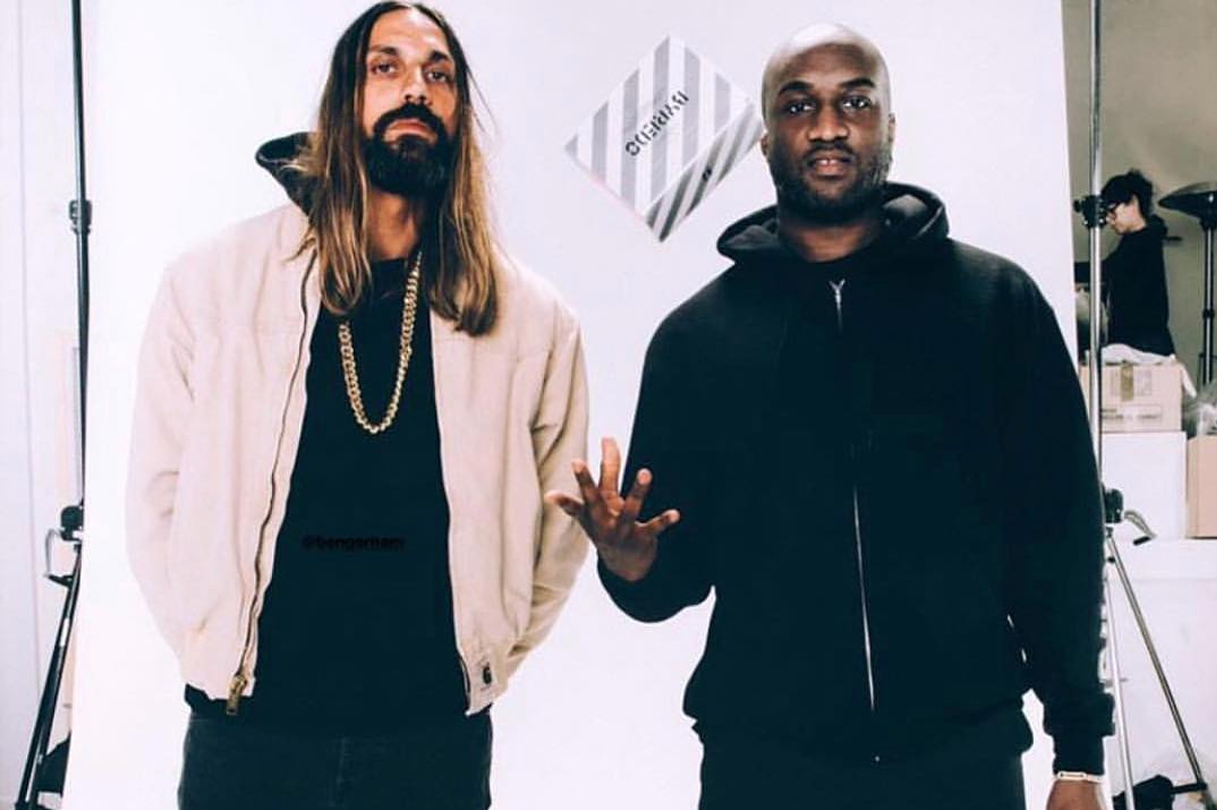 Byredo founder Ben Gorham and Virgil Abloh