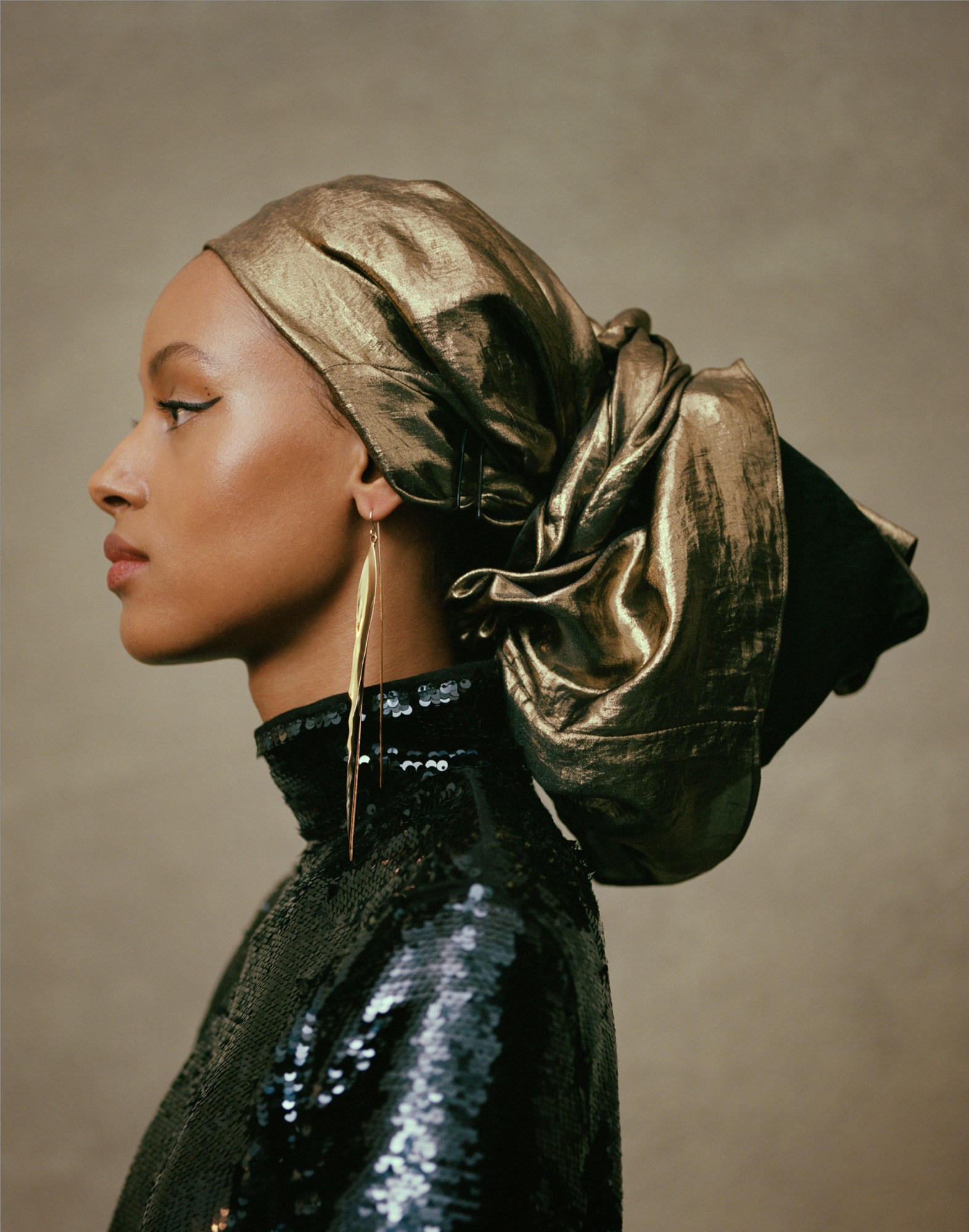 a model side profile