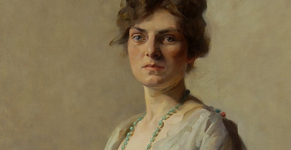 Mrs Monica Burnand by Anna Airy