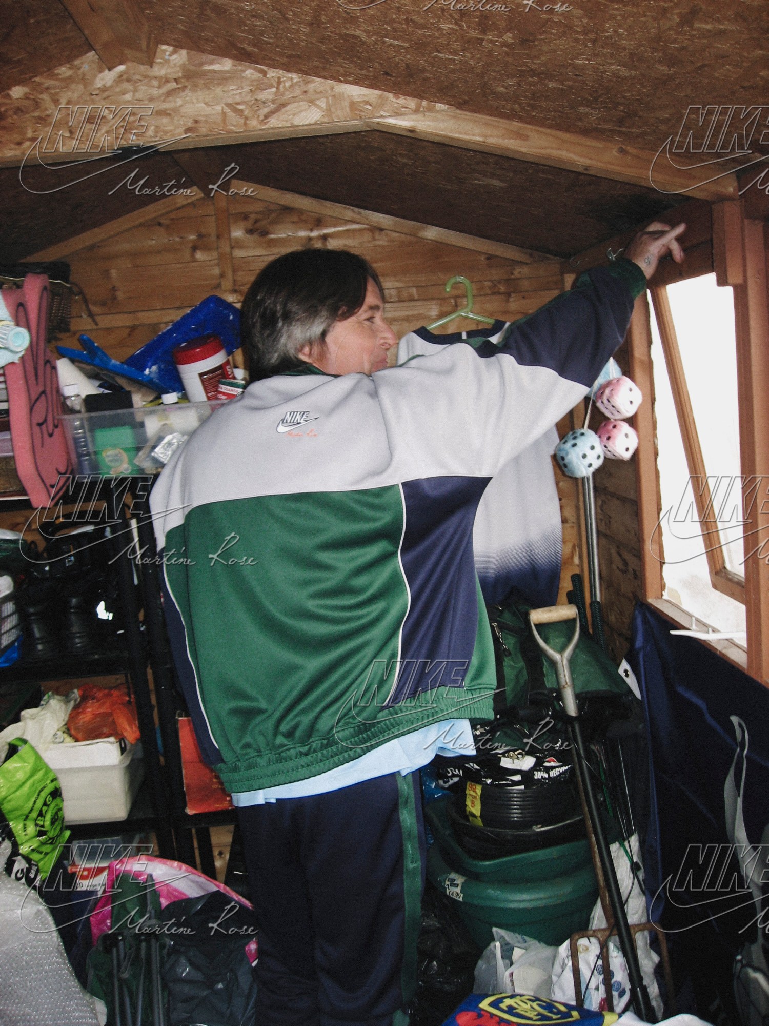 Craiglist seller London Steve in his north London man cave.