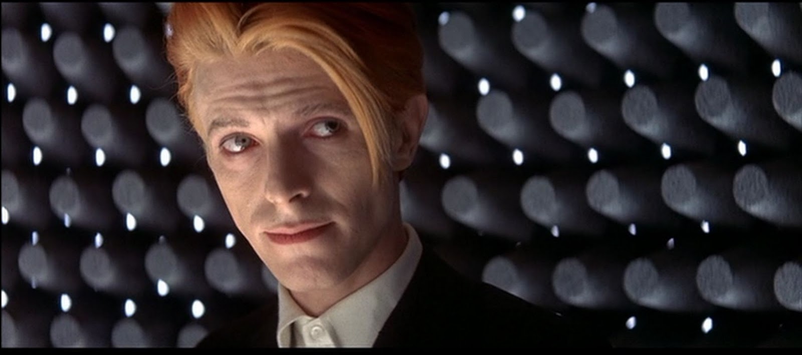 David Bowie with orange hair in The Man Who Fell to Earth