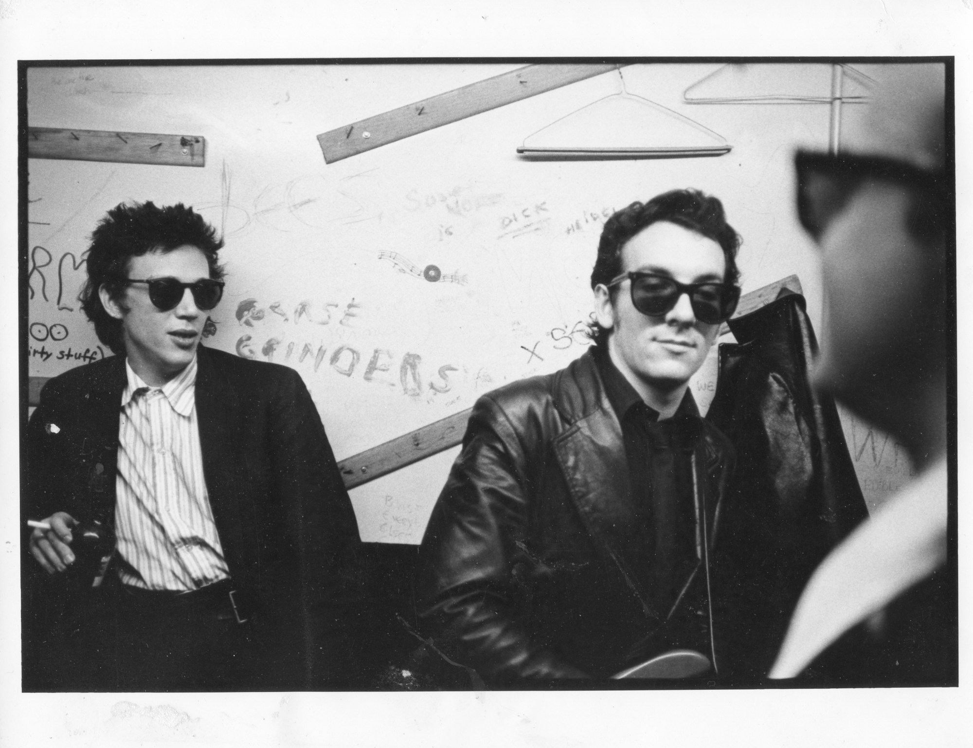 Richard Hell and Elvis Costello