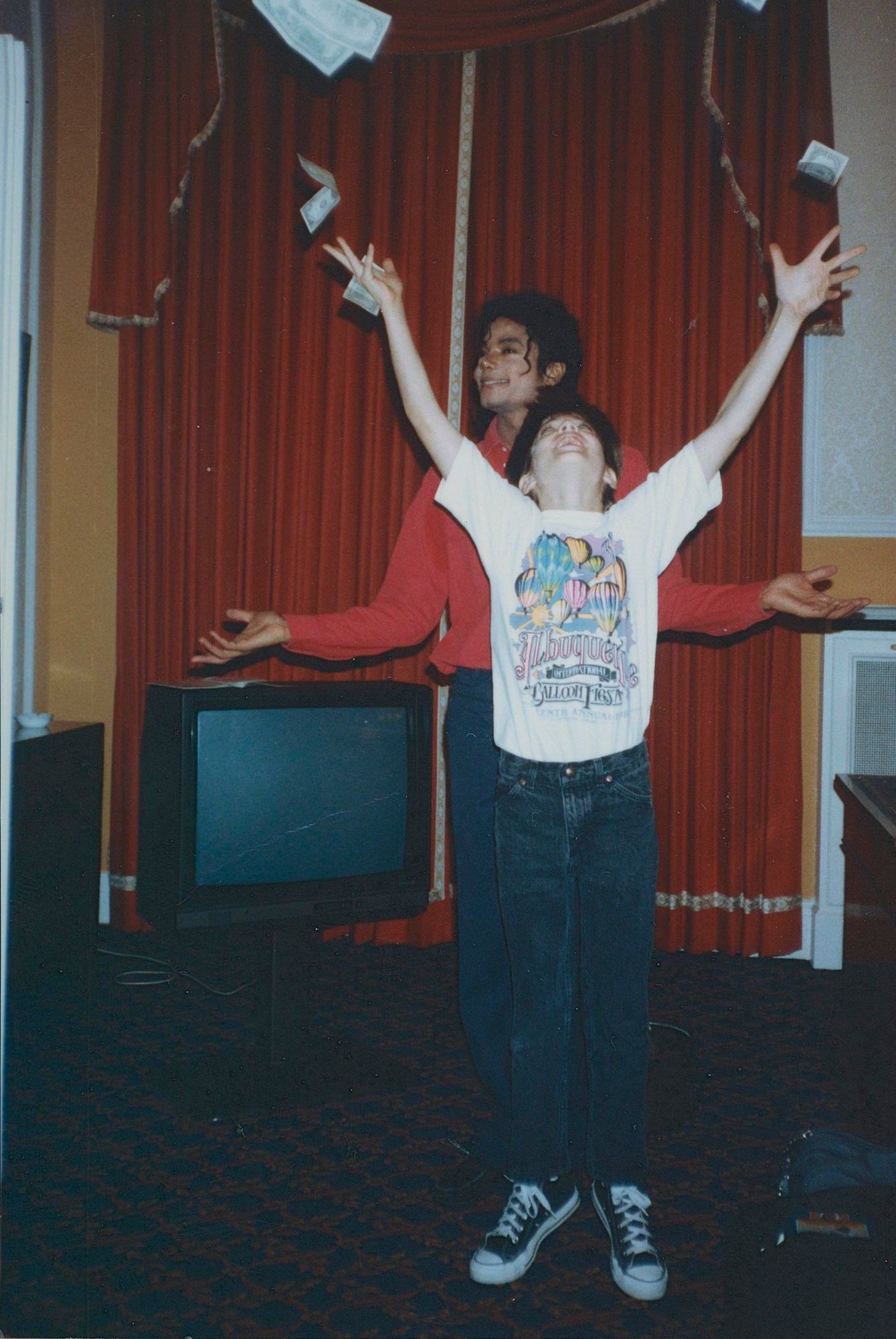 Michael Jackson with James Safechuck