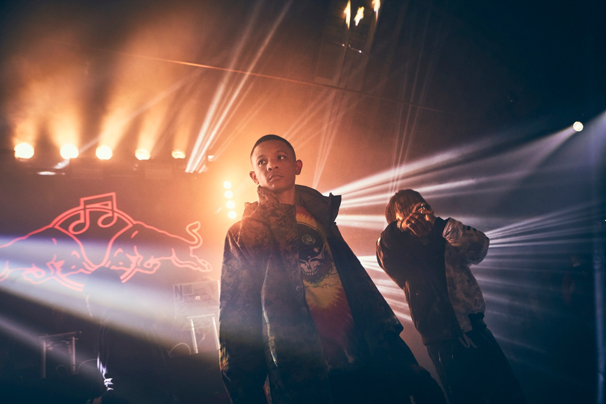 Gunner stahl and Rae Sremmurd at Red Bull Music Festival Los Angeles