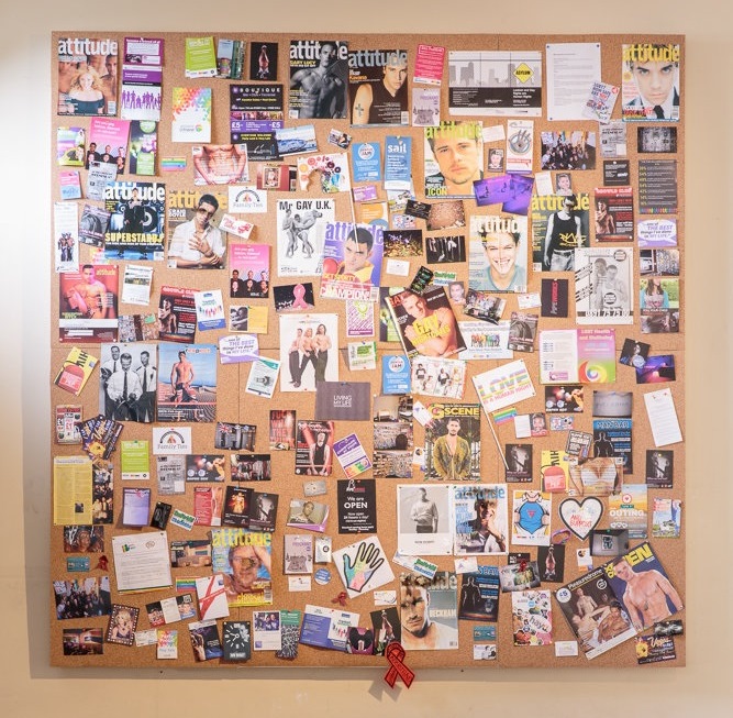 Hannah Quinlan & Rosie Hastings The Scarcity of Liberty #1 2016 Cork board mounted on wooden frame, magazine pages, pins Courtesy the artists and Arcadia Missa