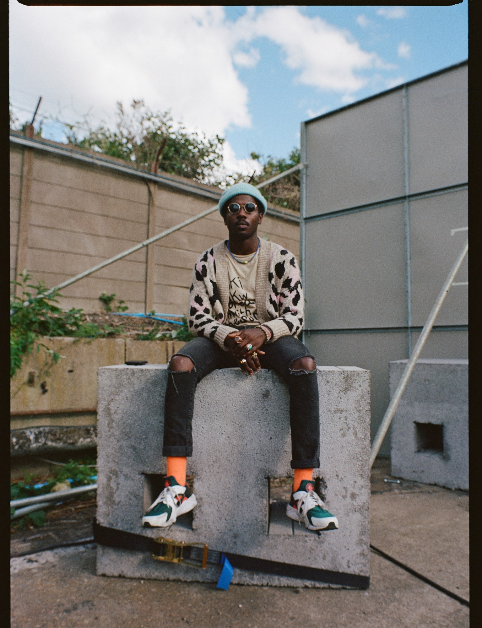 channel tres backstage at field day 2019 for i-D