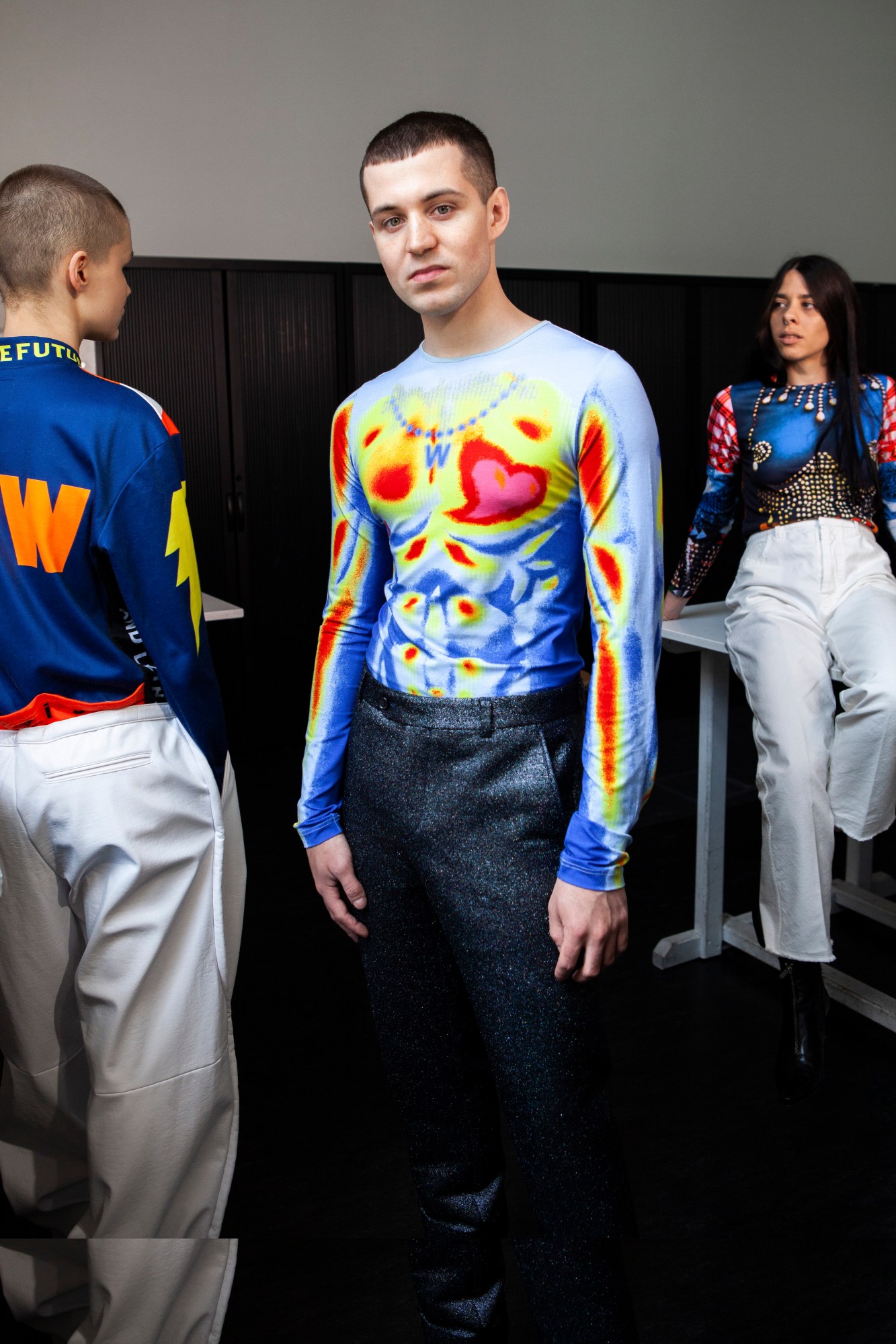 Walter Van Beirendonck archive modelled by students from the Royal Academy of Fine Arts in Antwerp