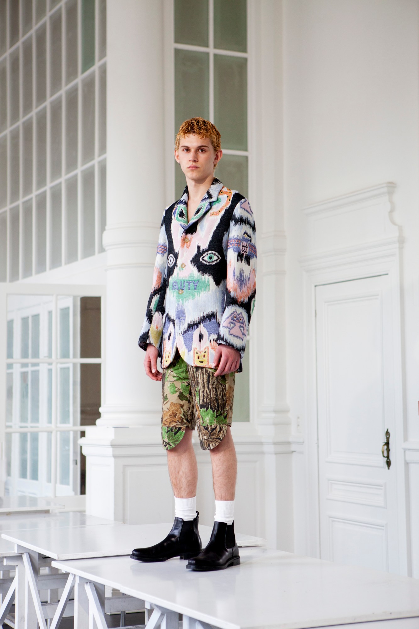 Walter Van Beirendonck archive modelled by students from the Royal Academy of Fine Arts in Antwerp