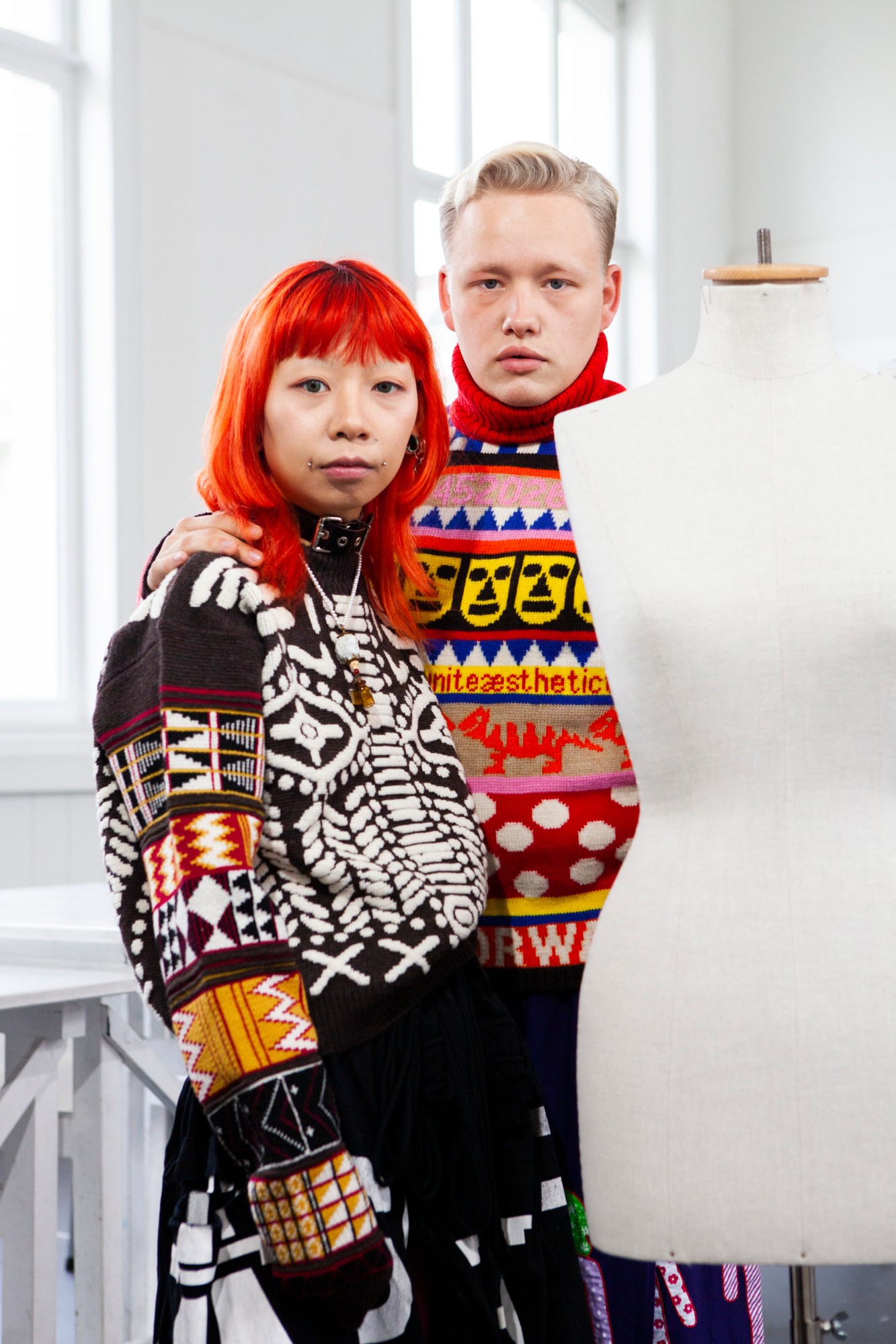 Walter Van Beirendonck archive modelled by students from the Royal Academy of Fine Arts in Antwerp