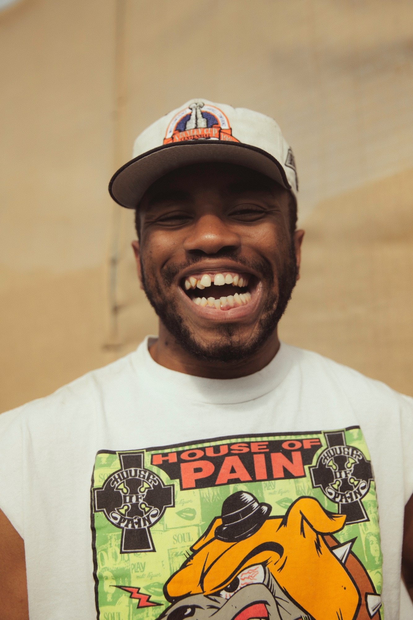 Kevin Abstract backstage at Lovebox by Sophie Jones