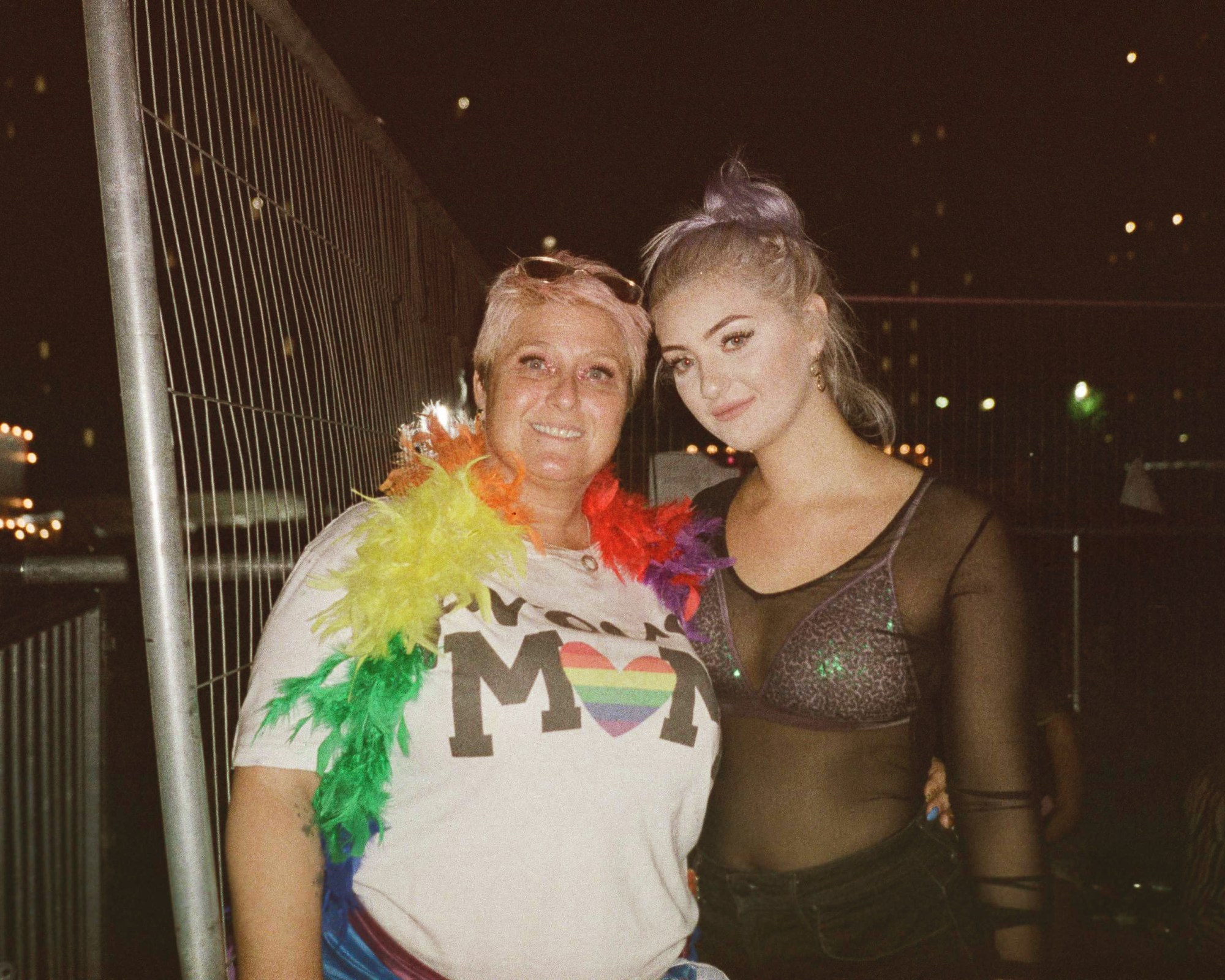 mother and daughter at manchester pride