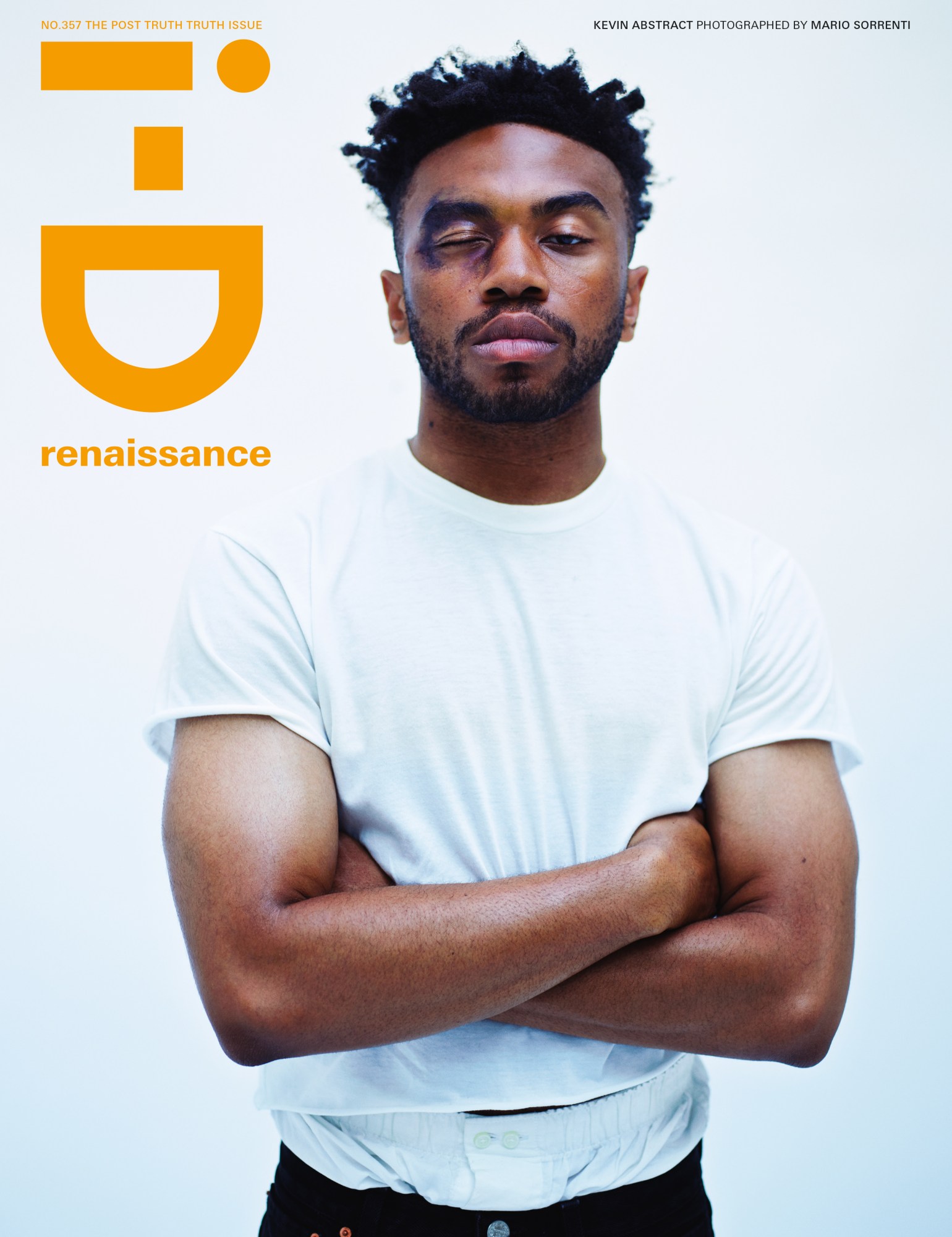 KEVIN ABSTRACT on the cover of i-D