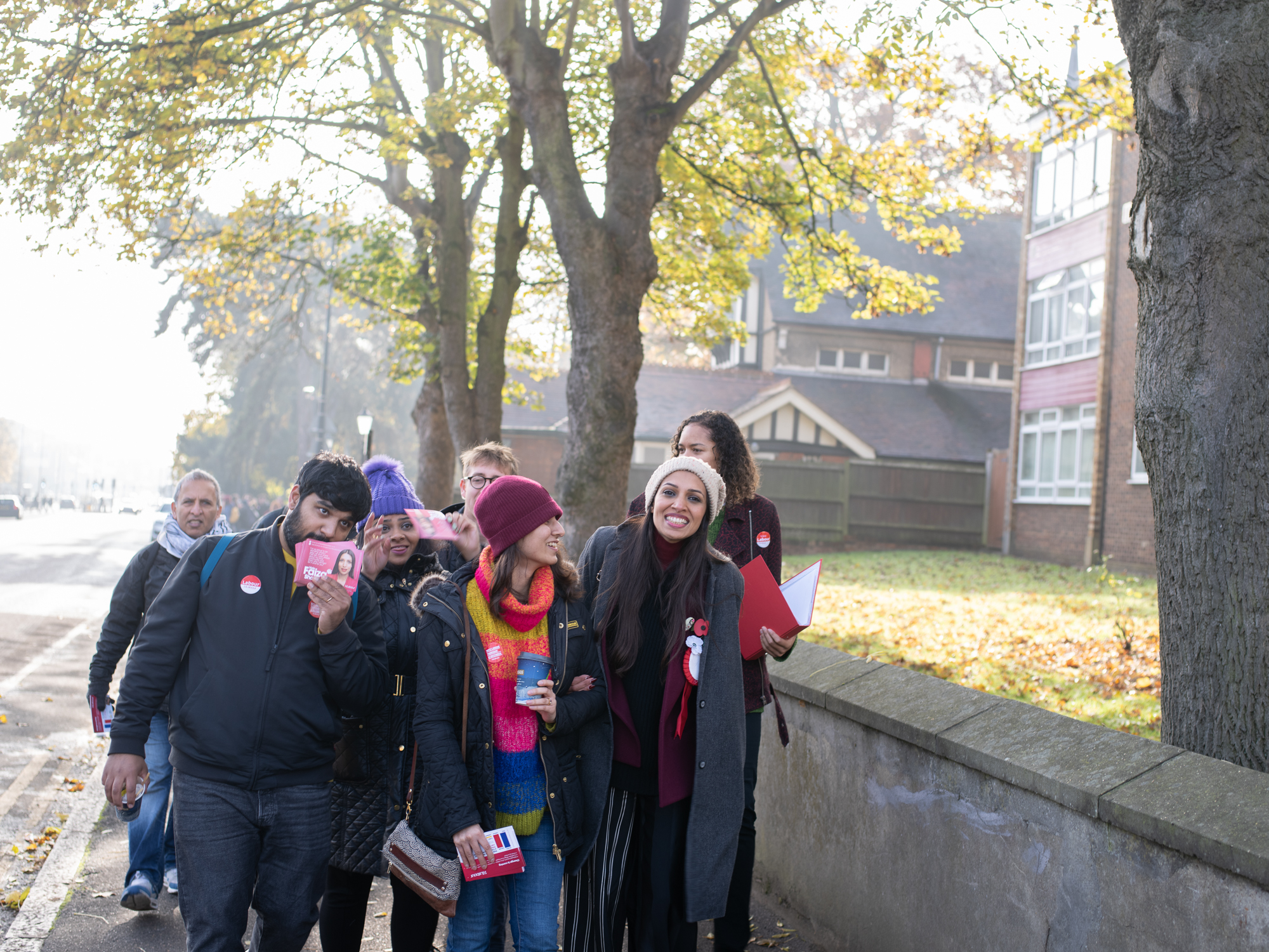 faiza shaheen campaigning