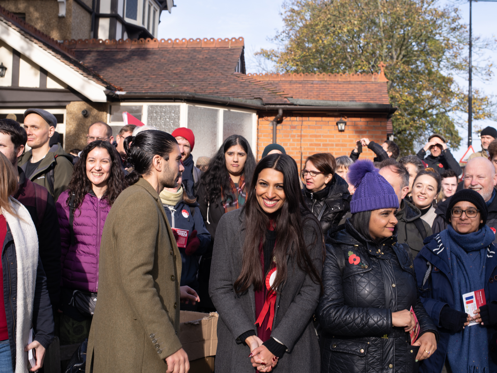 faiza shaheen campaigning