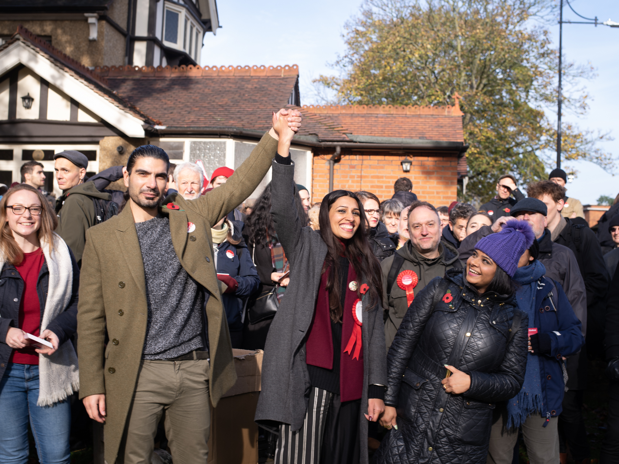 faiza shaheen campaigning