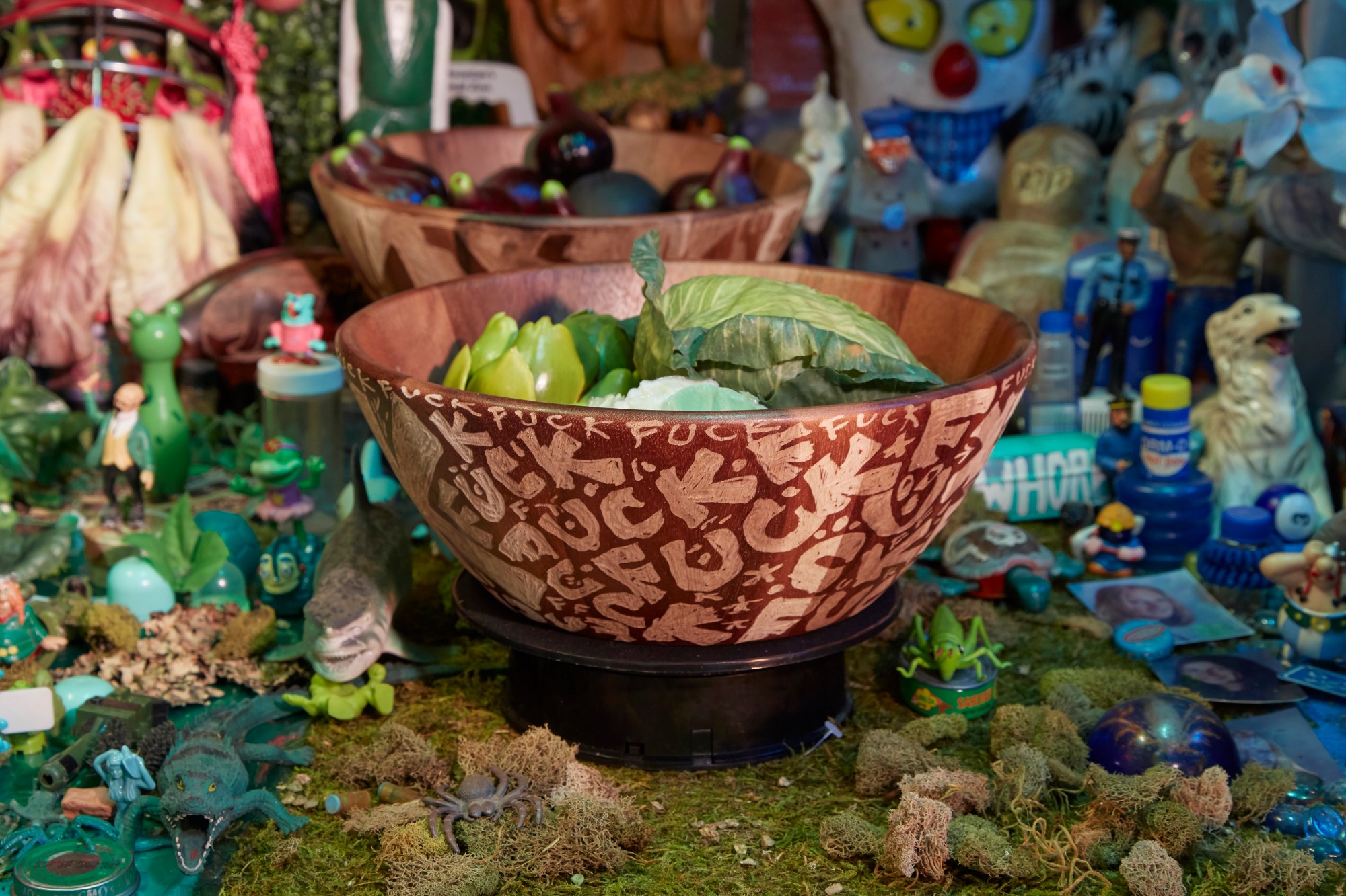 Art made from fruit by Nick Atkins