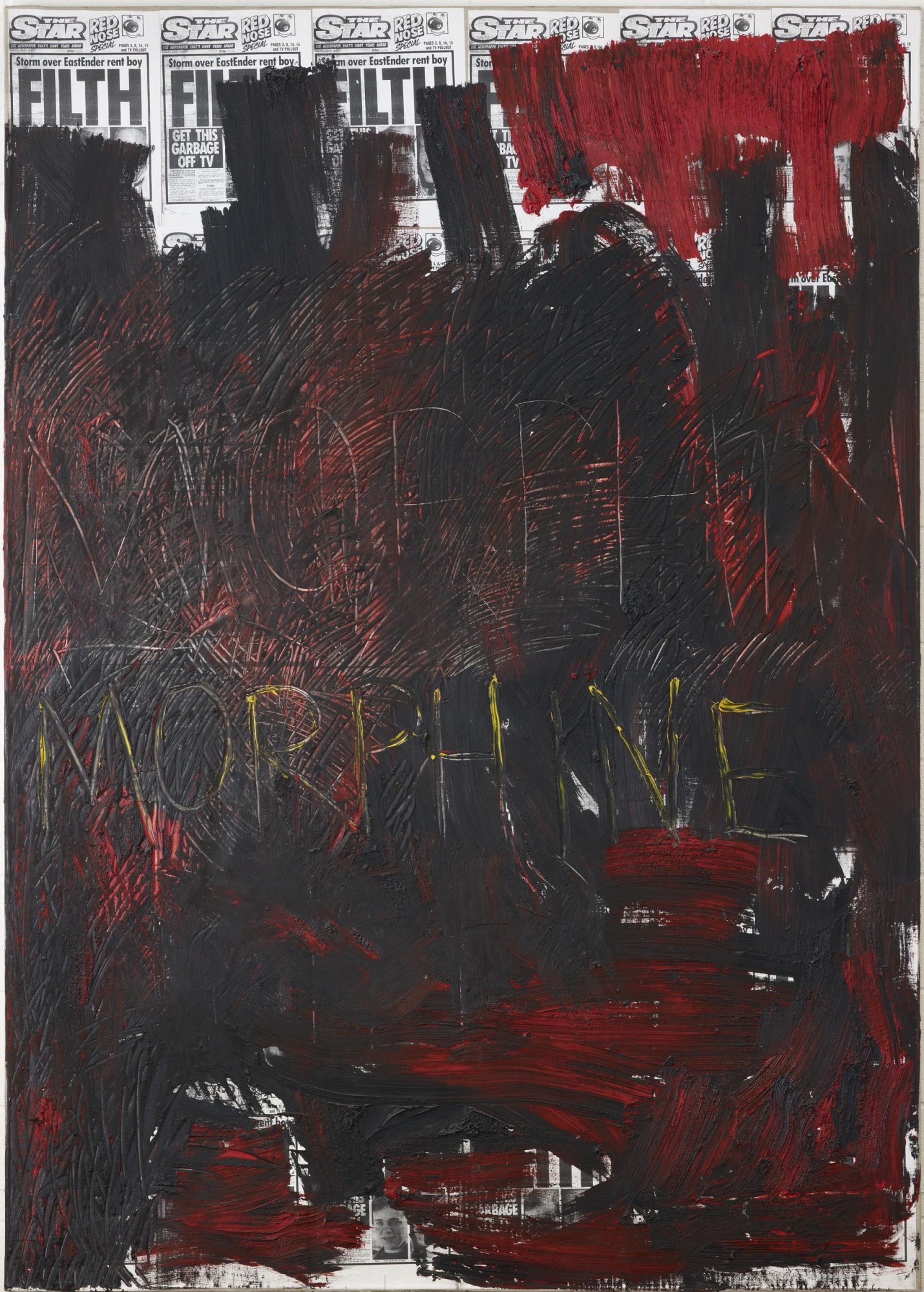 1574082123107-3-Morphine-1992-Oil-on-canvas-2515-x-179cm-Arts-Council-Collection-Southbank-Centre