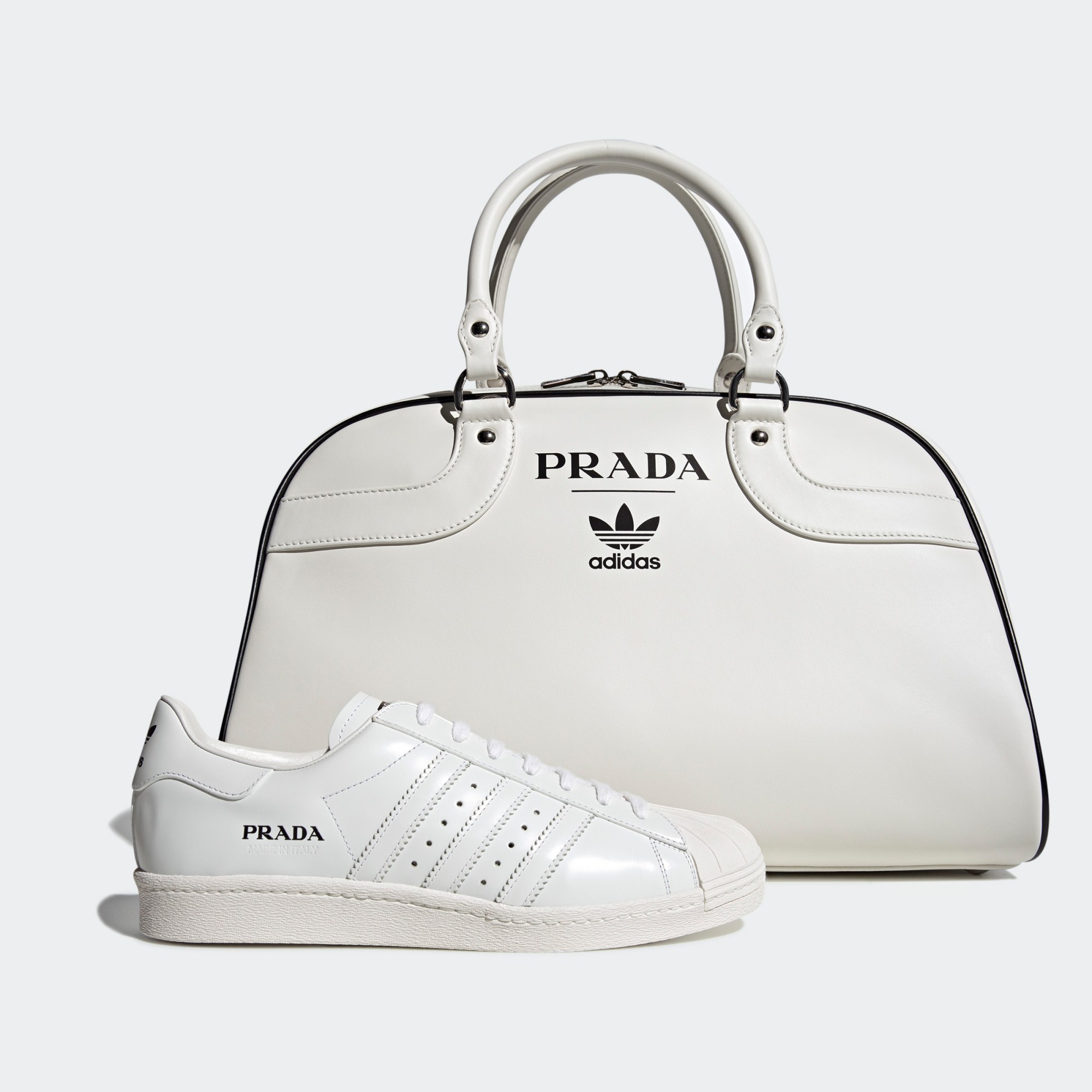 Prada and Adidas limited edition shoe and bag