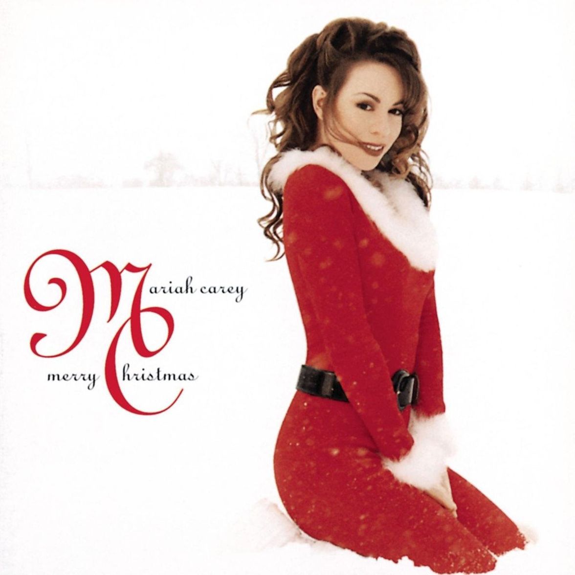 mariah carey's merry christmas album cover