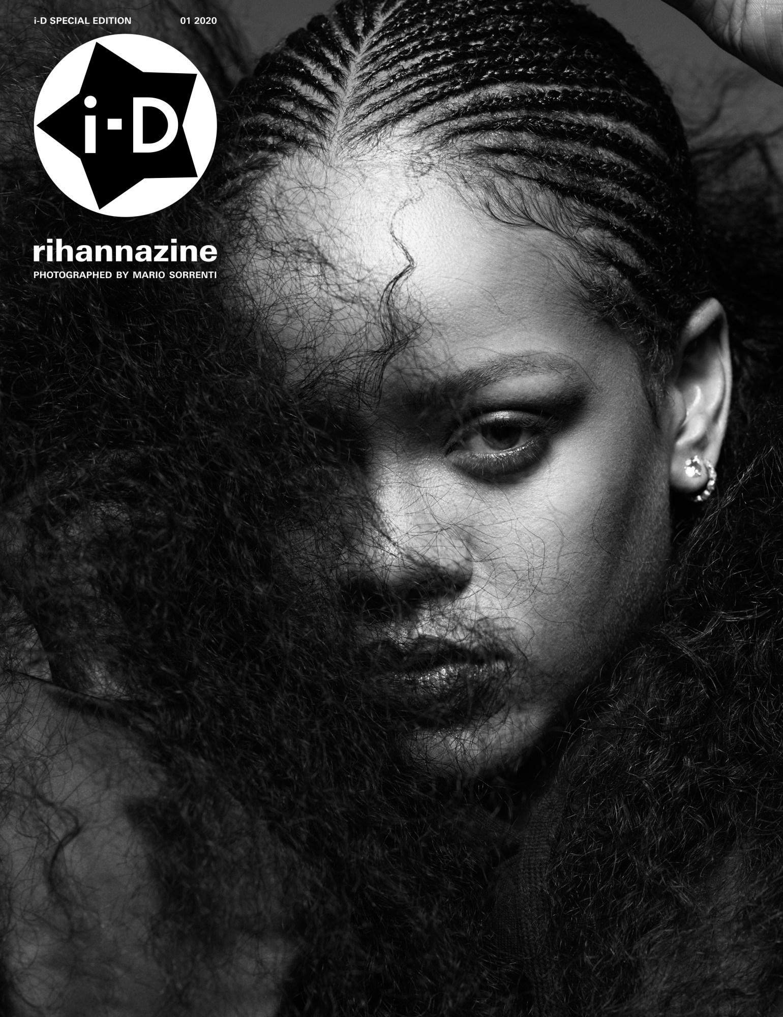 The cover of Rihannazine featuring Rihanna shot by Mario Sorrenti by i-D 2020 photoshoot