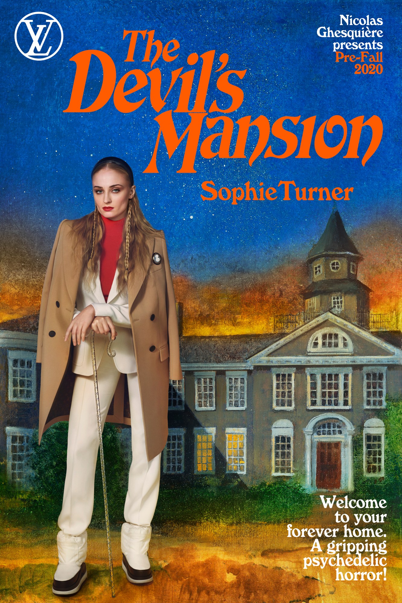 LV SOPHIE TURNER THE-DEVILS-MANSION