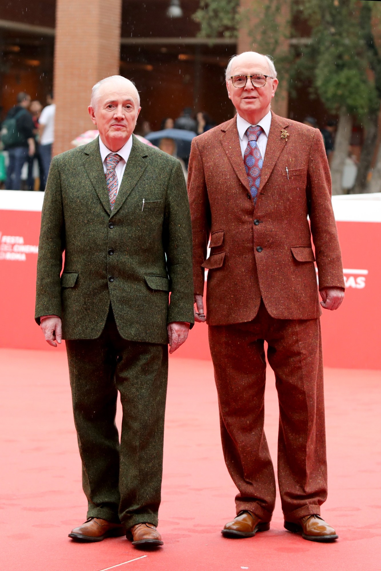 Gilbert Prousch and George Passmore at Rome Film Festival, 2016