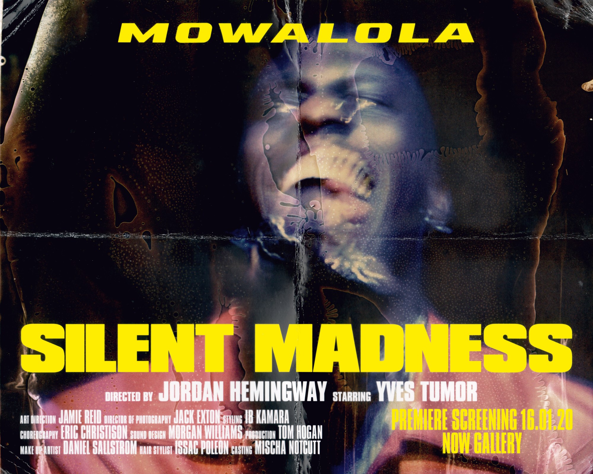 Mowalola Silent Madness poster