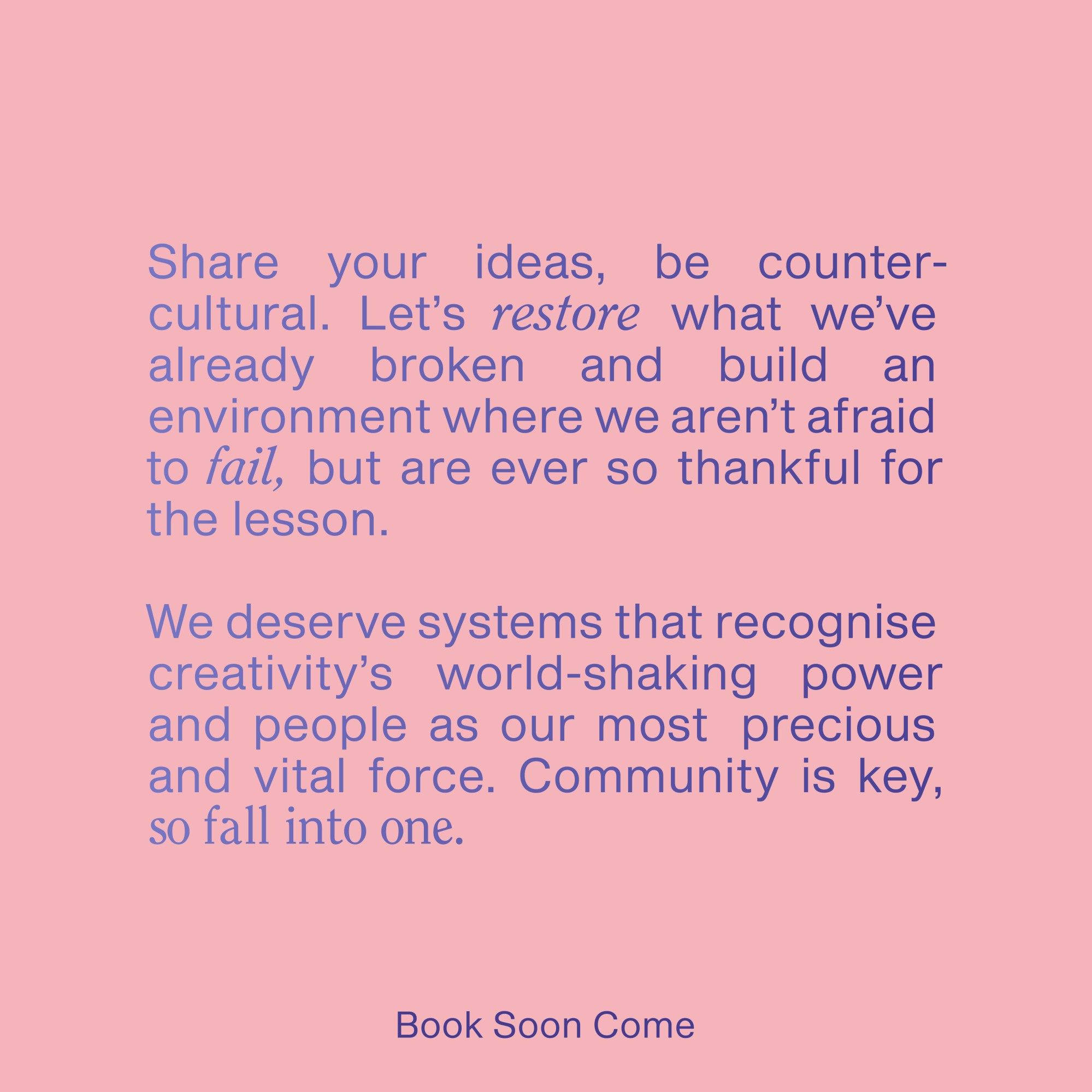 The Slow Grind Manifesto Georgina Johnson