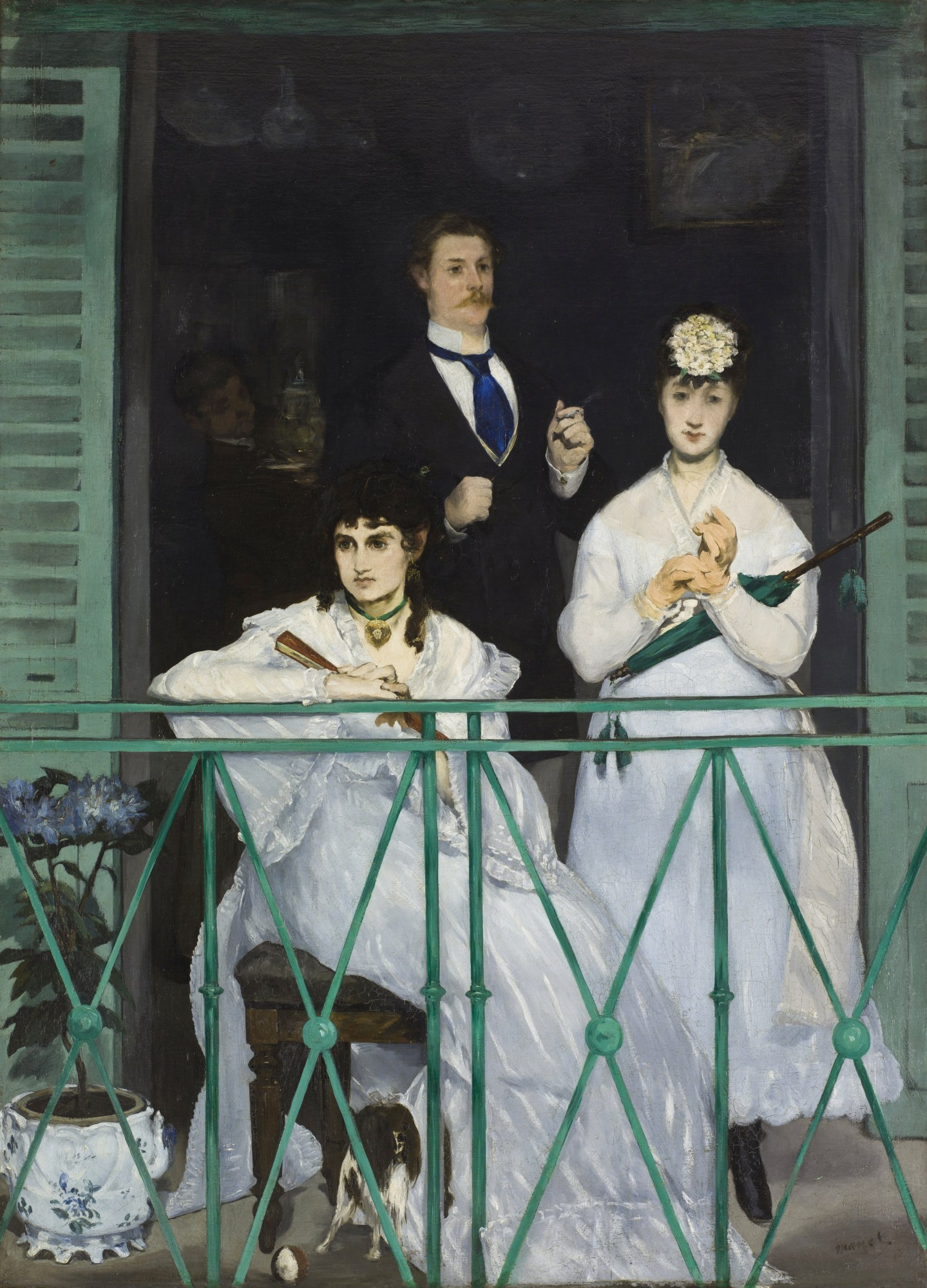 manet painting the balcony