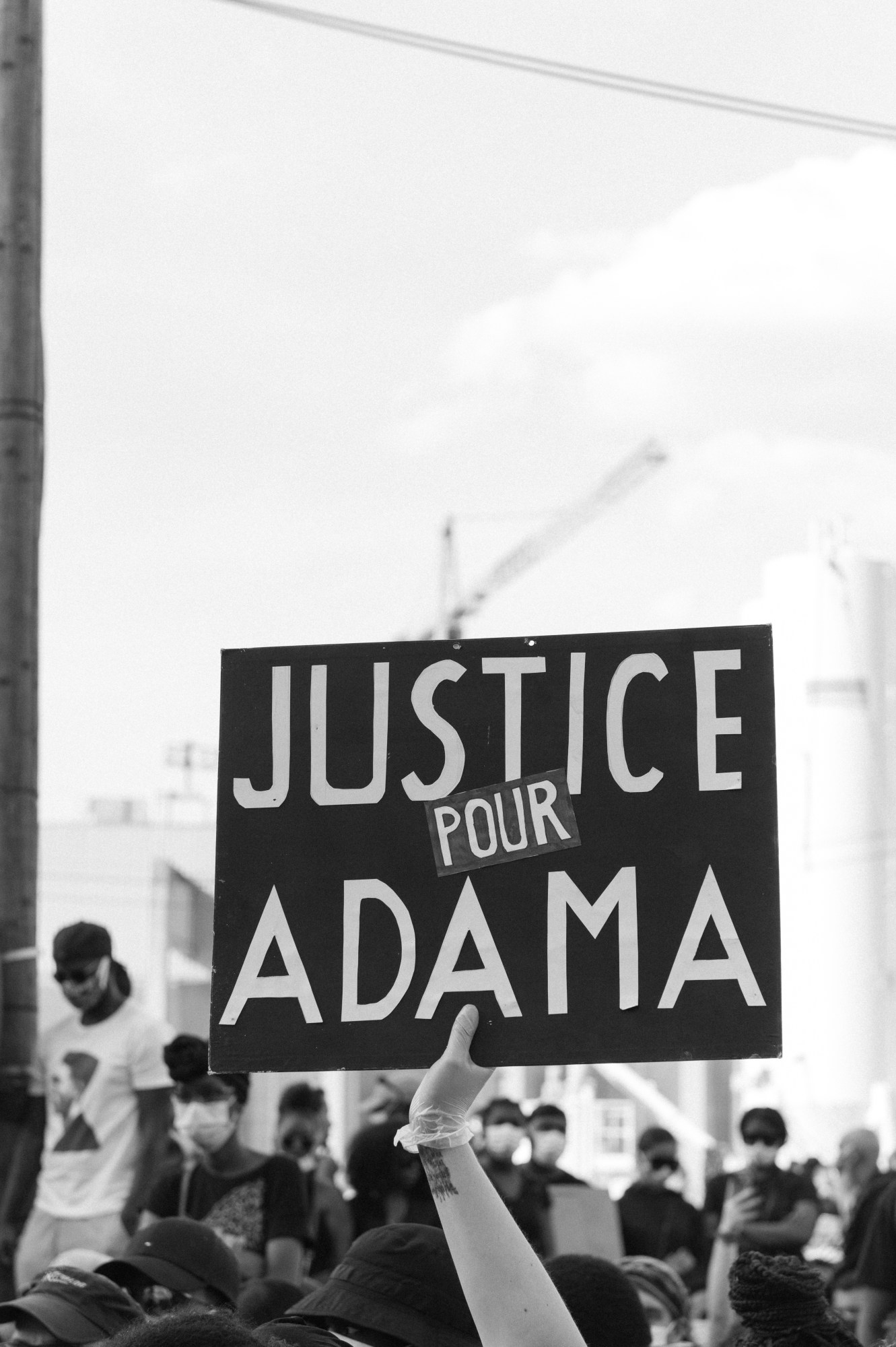 anti-racism protest france