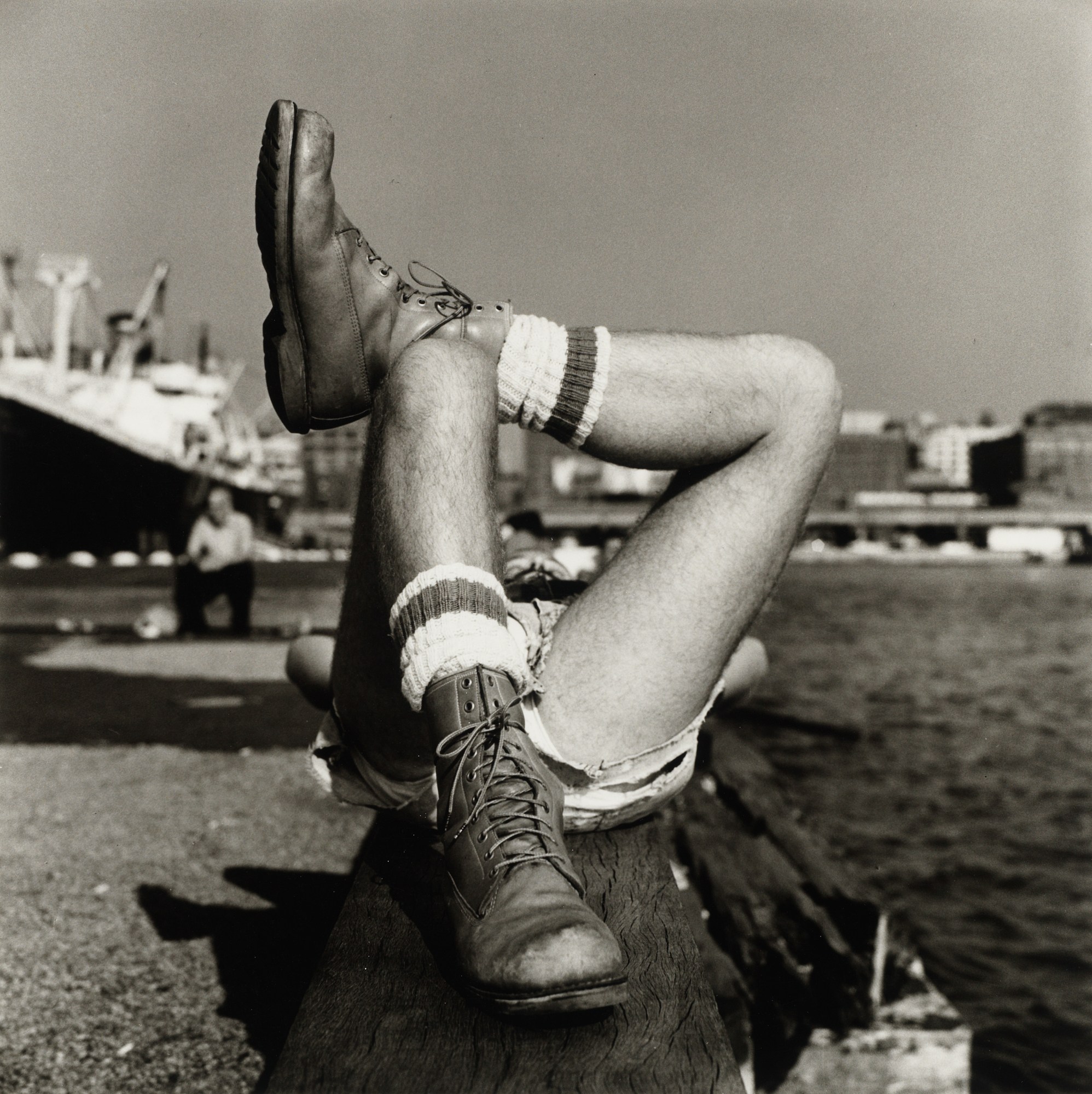 Peter Hujar Christopher Street Pier #2 (Crossed Legs), 1976