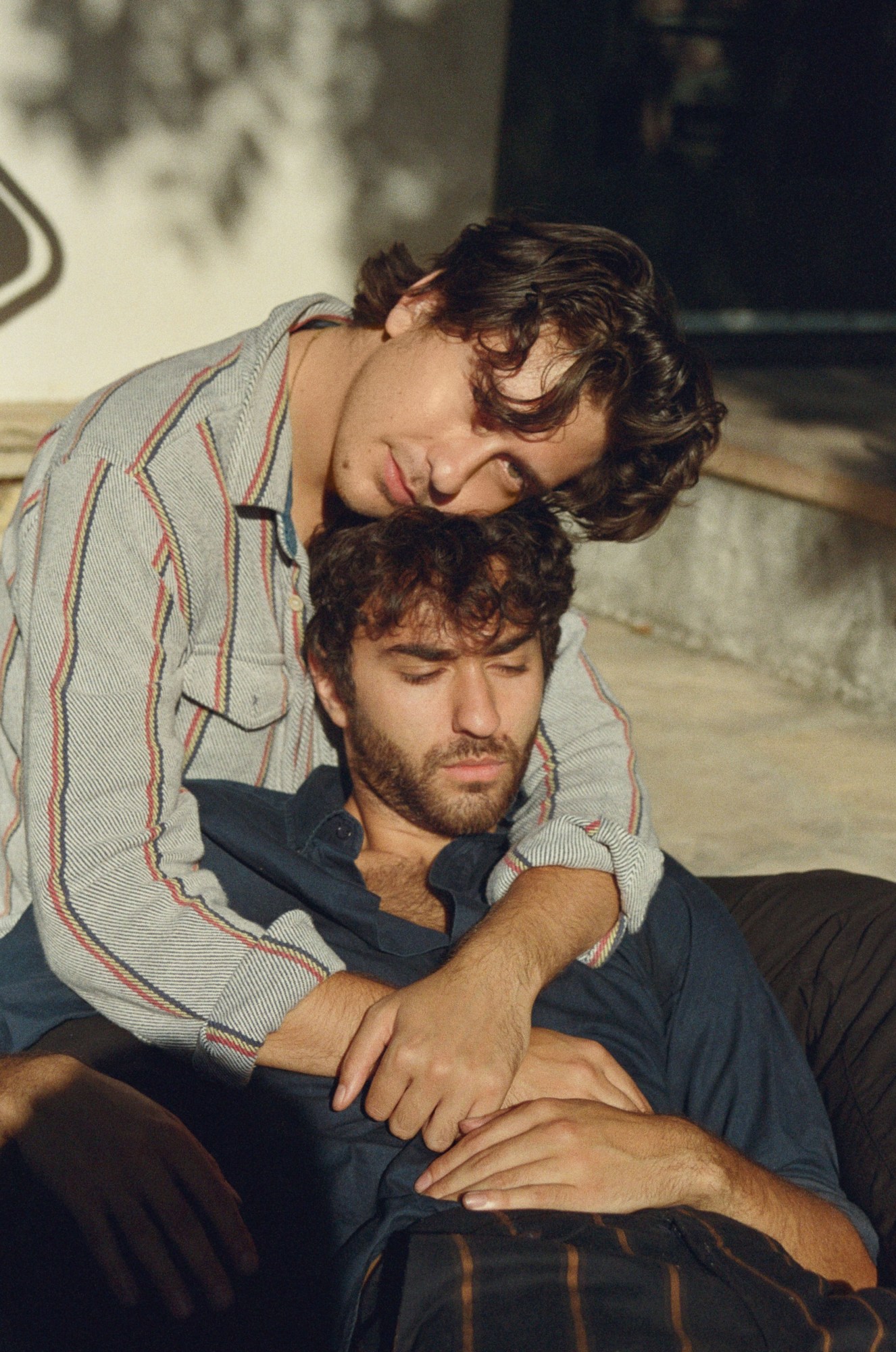 Nat & Alex Wolff in a garden by Shelby Goldstein