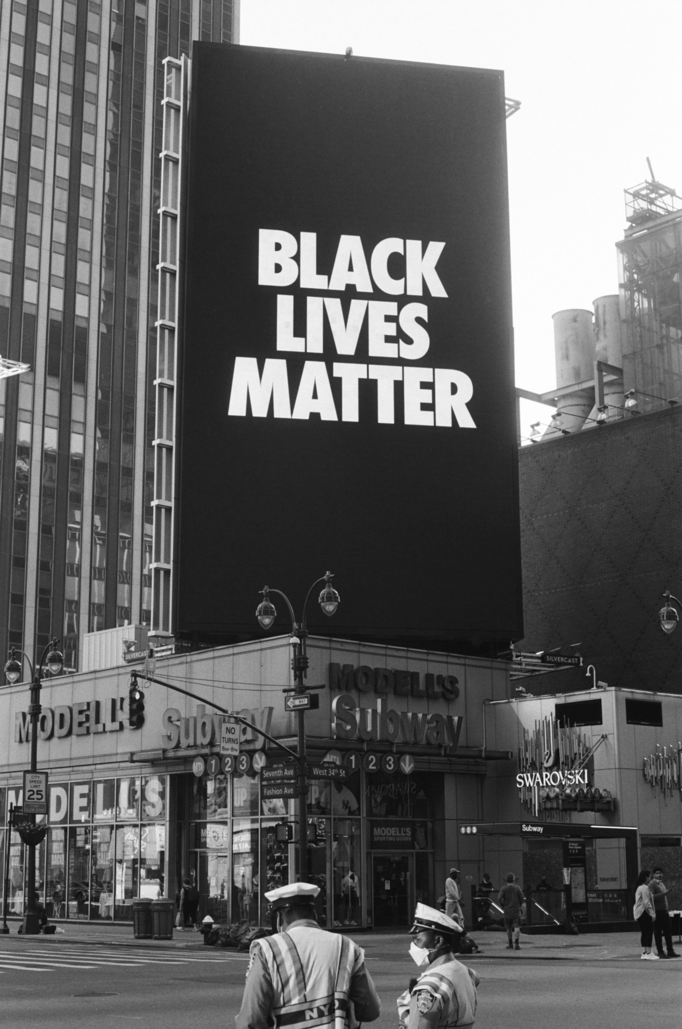 black lives matter billboard