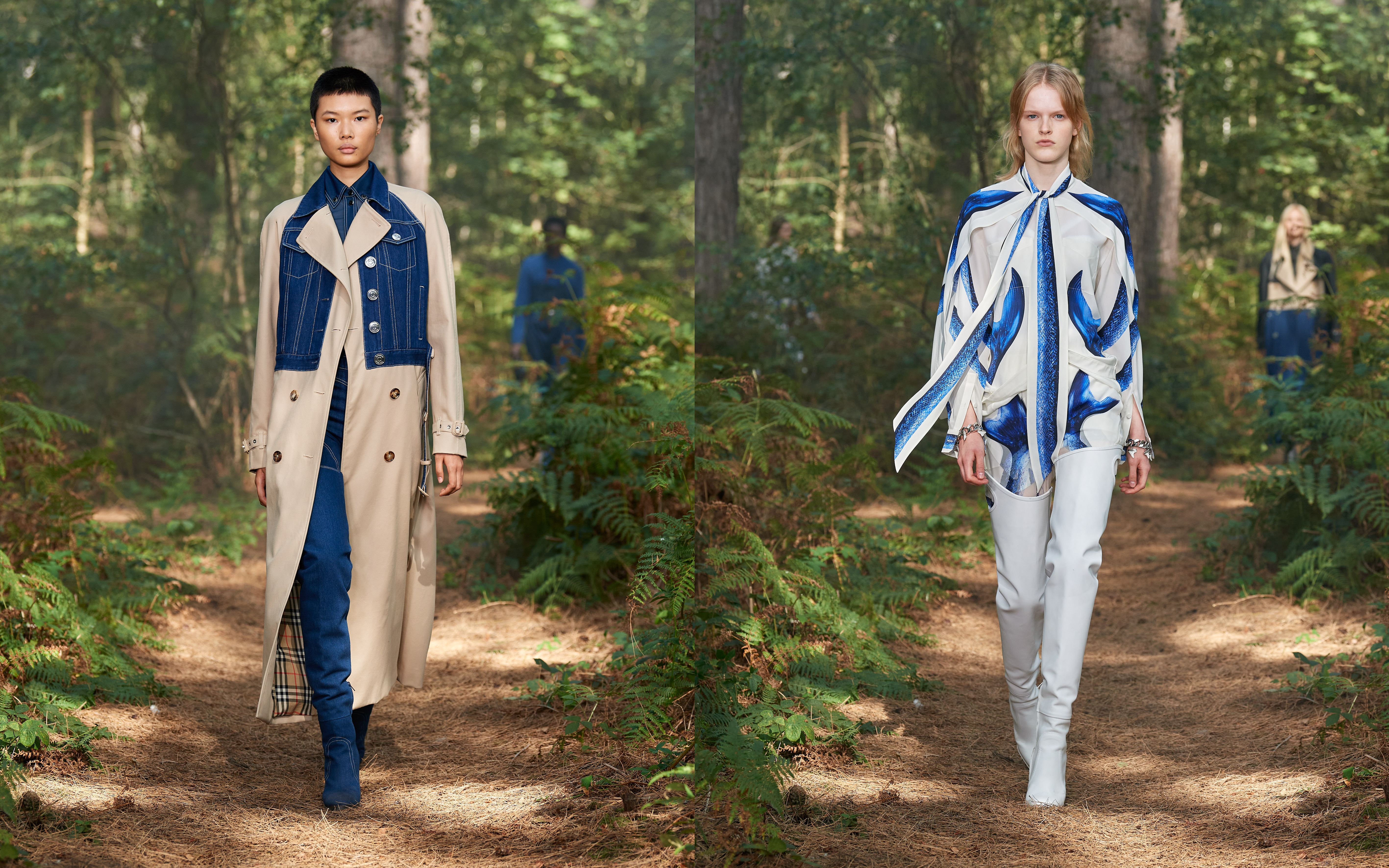 Burberry SS21 was a surreal, aquatic fairytale
