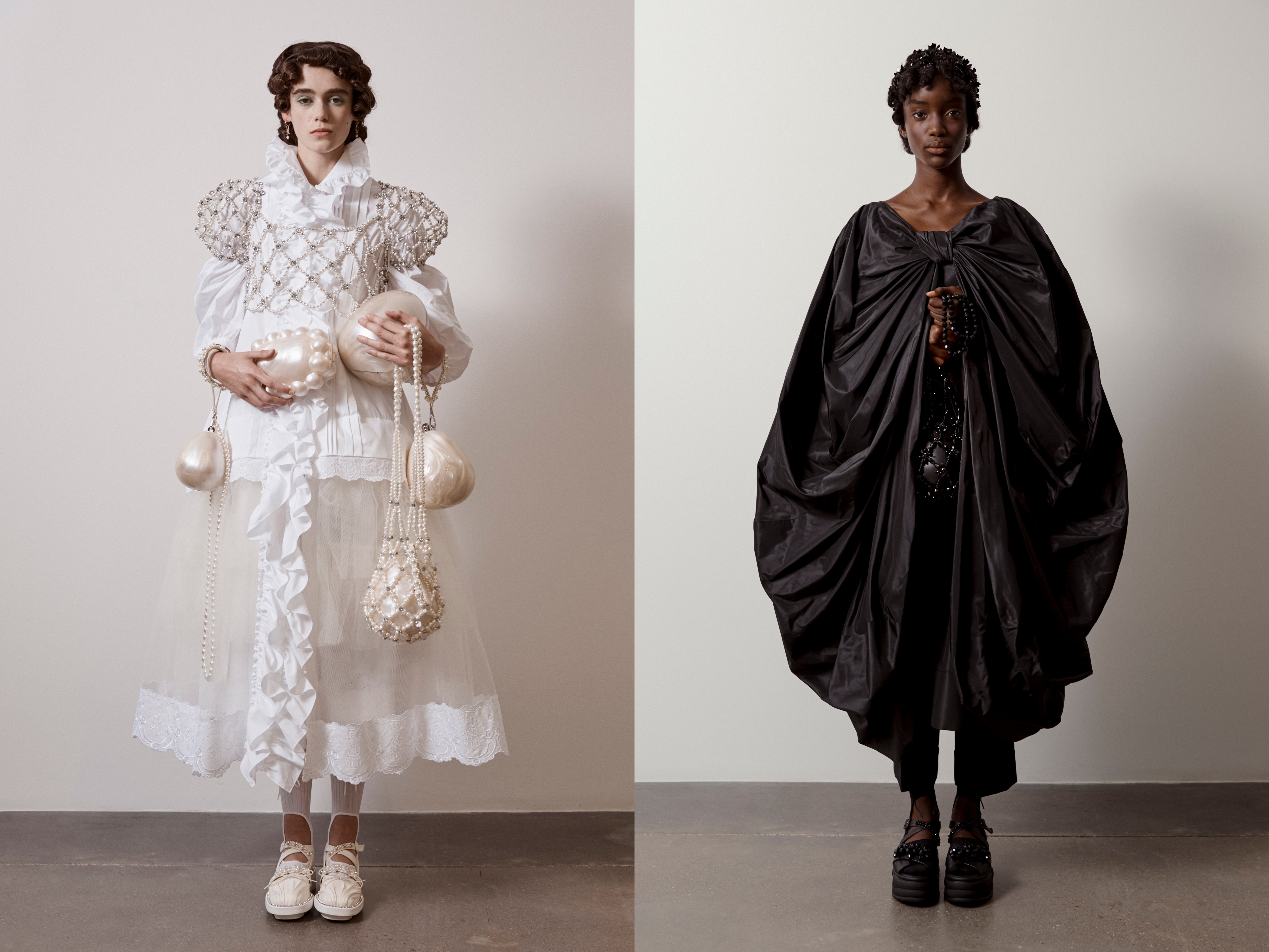 こ*ん様 Simone Rocha パフスリーブ ブラウス UK12サイズ こ*ん様