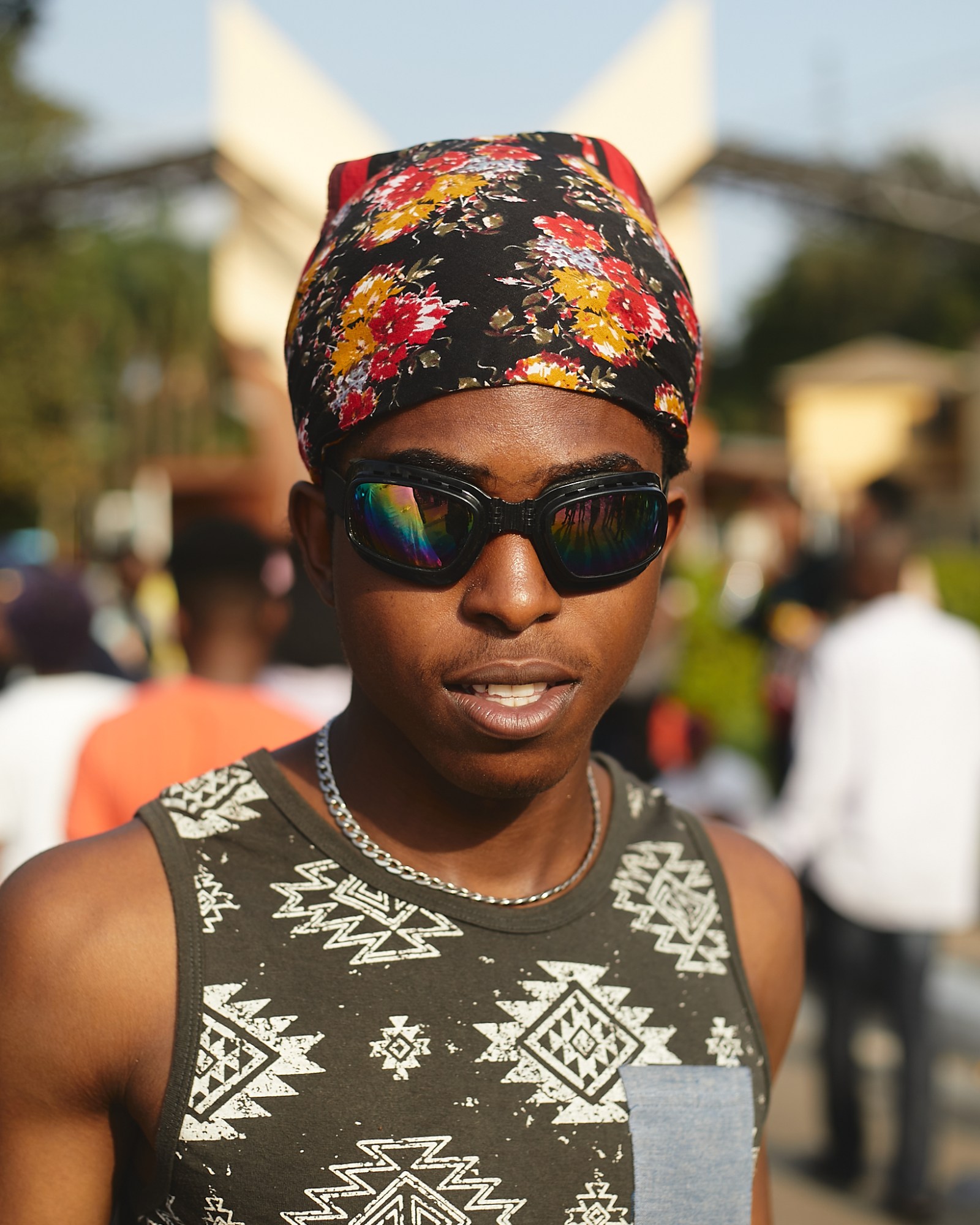 Protester at anti-SARS protest in Lagos