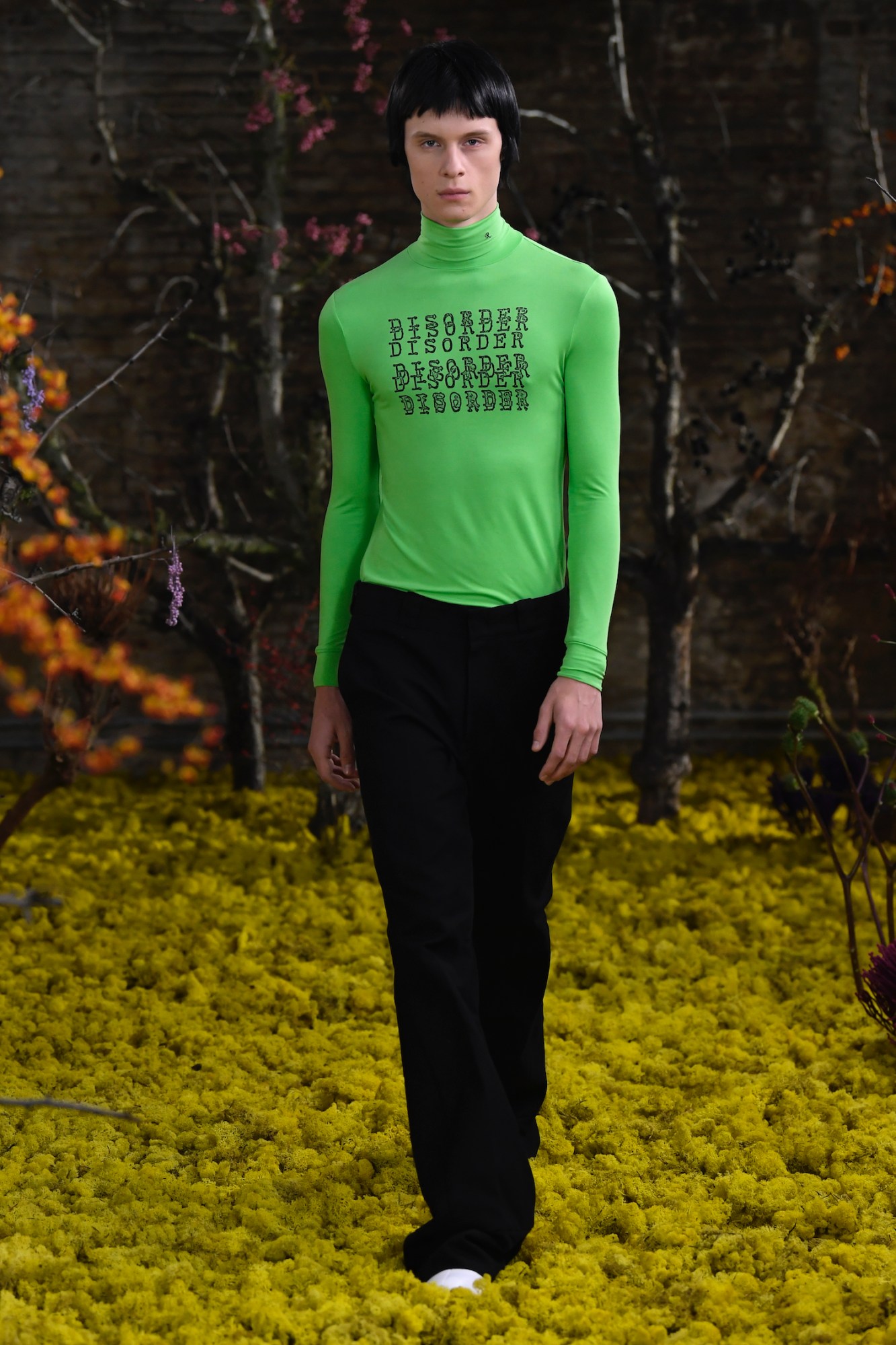 A model in Raf Simons SS21