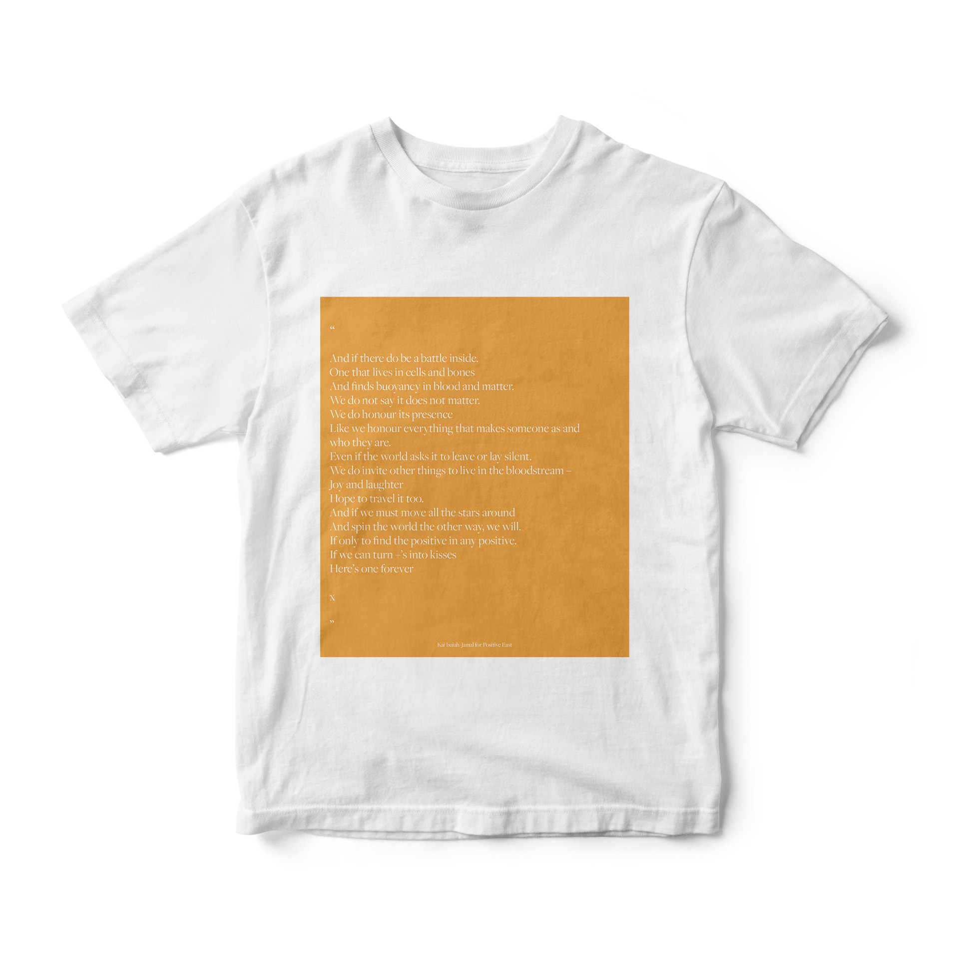 Kai-Isaiah Jamal T-shirt for Positive East