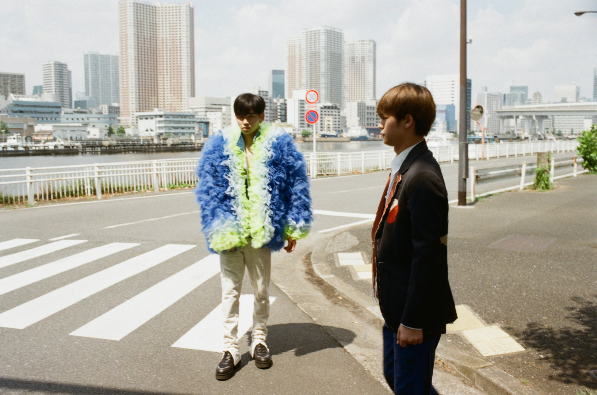 Photo of two models shot by Tsukasa Kudo