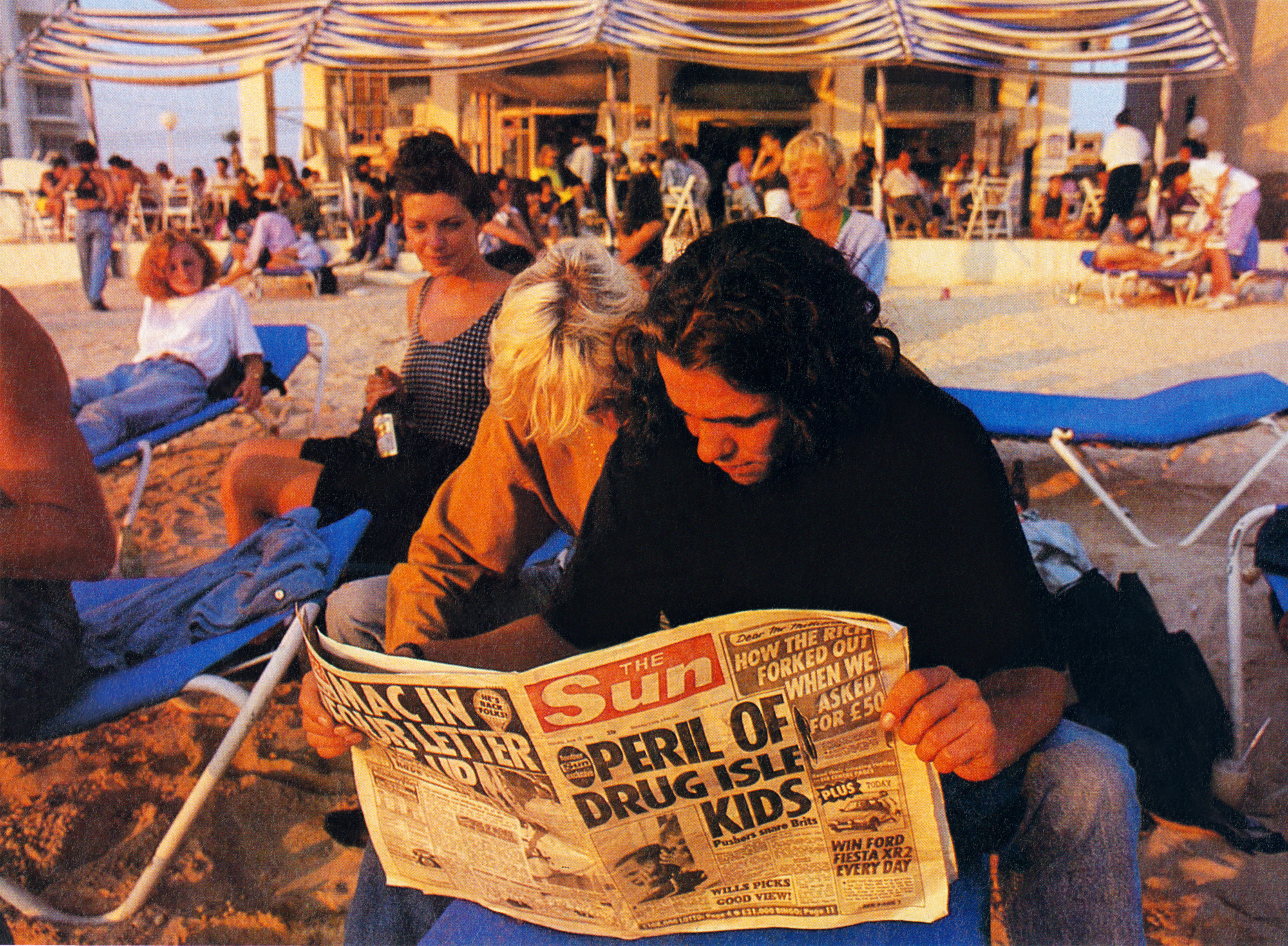 Ibiza 89 Cafe del Mar The Sun on the Beach (as read by 'Spit' Fenton and Megs Osler)