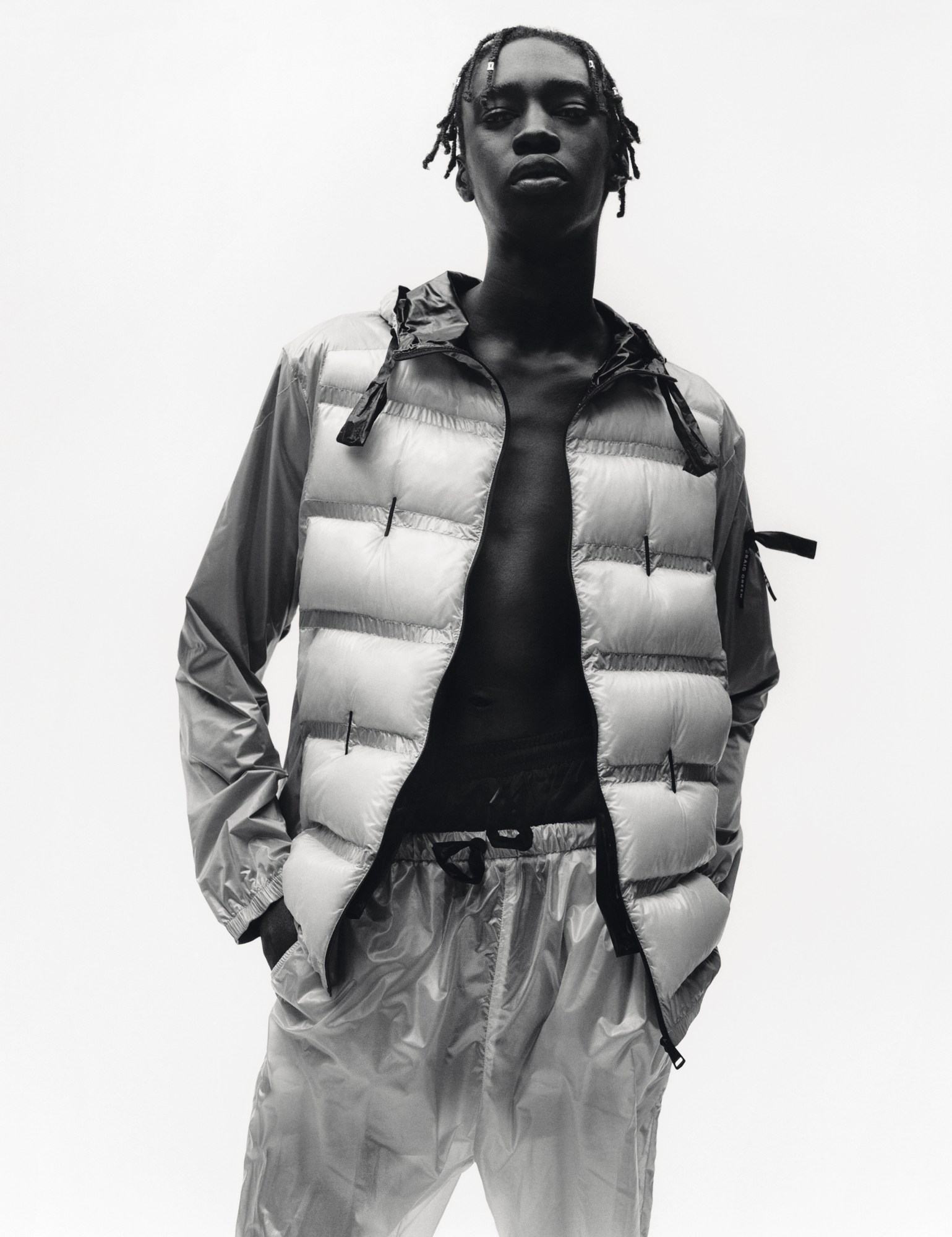 Craig Green x Moncler shot by Joachim Mueller-Ruchholtz and styled by William Barnes