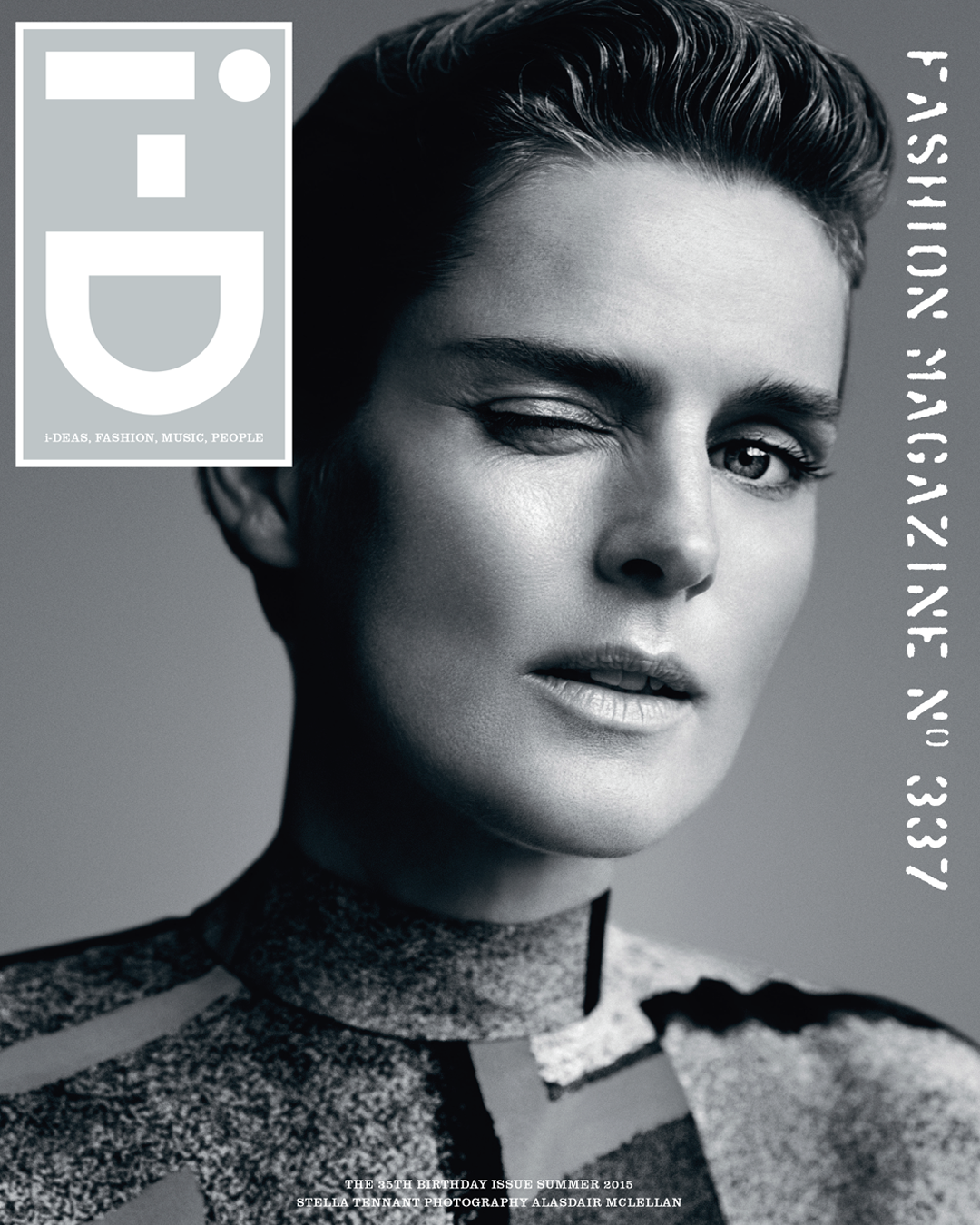 Stella Tennant on the cover of i-D